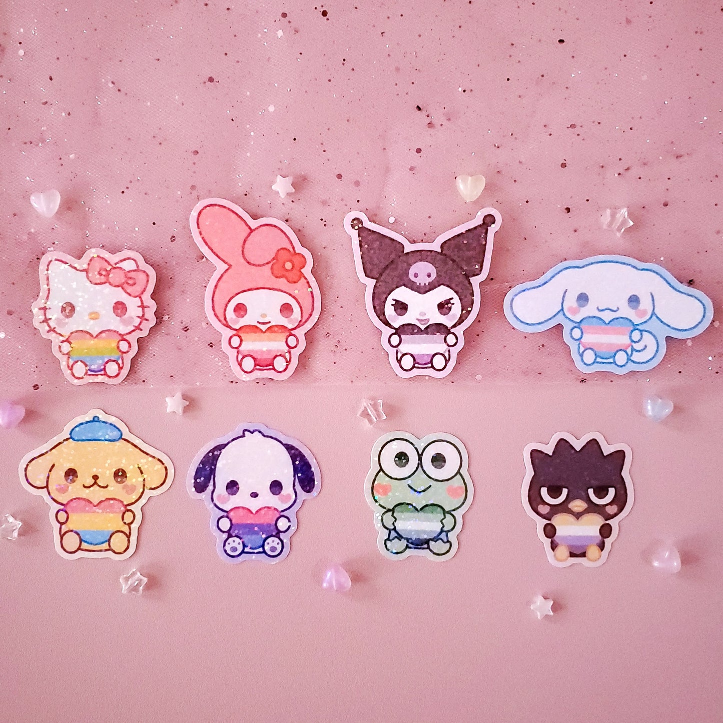 Fanart Stickers ♡ Kawaii Pride Friends