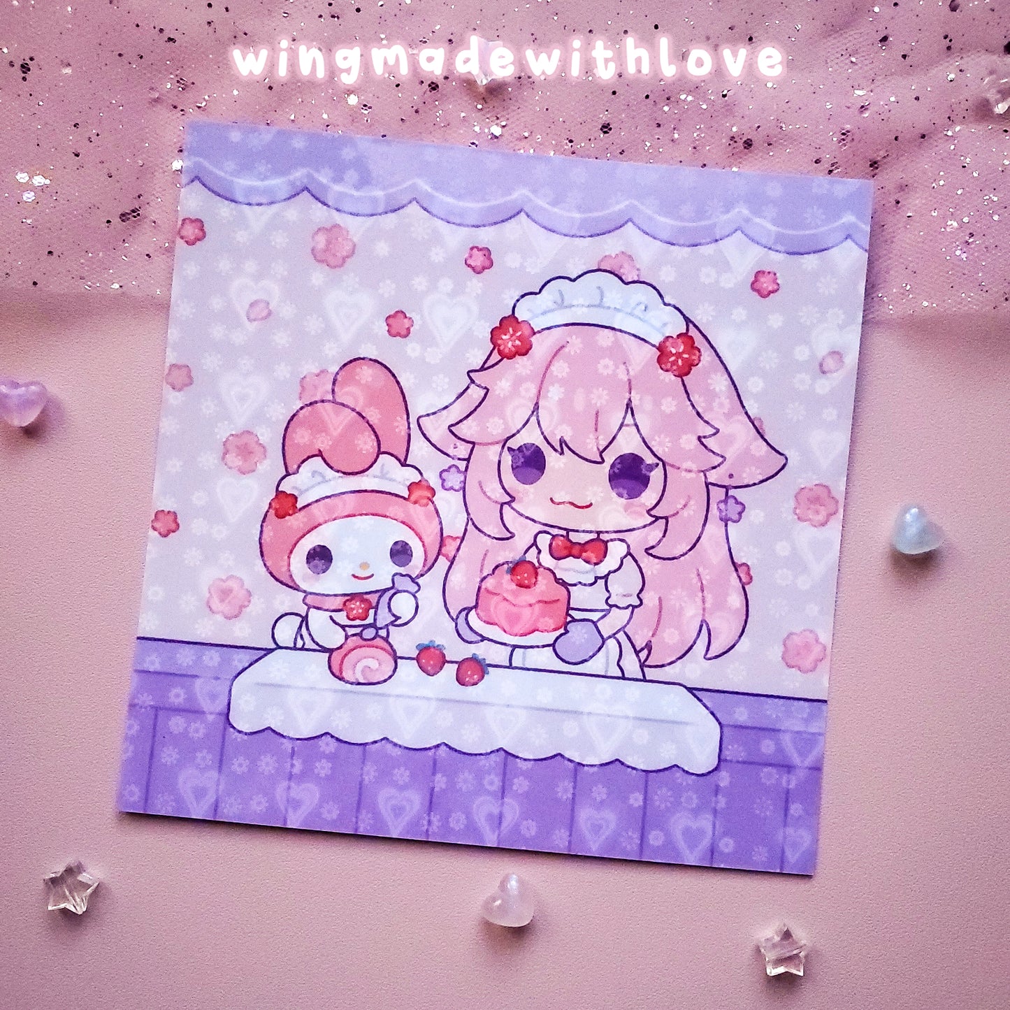 Genshin Print ♡ Kokomi Raiden Navia Ayaka Yae Miko Furina