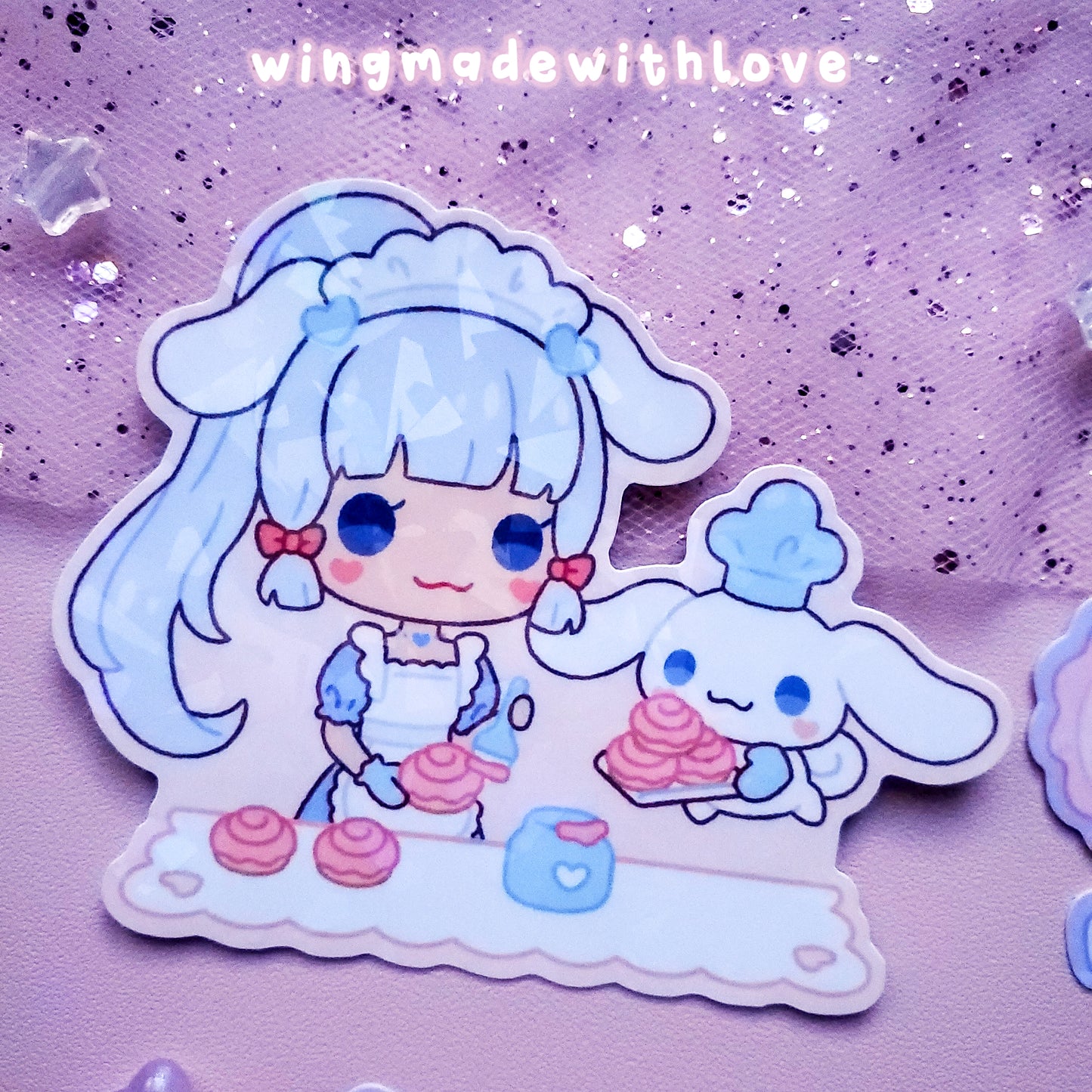 Genshin Stickers ♡ Ayaka Navia Kokomi Raiden