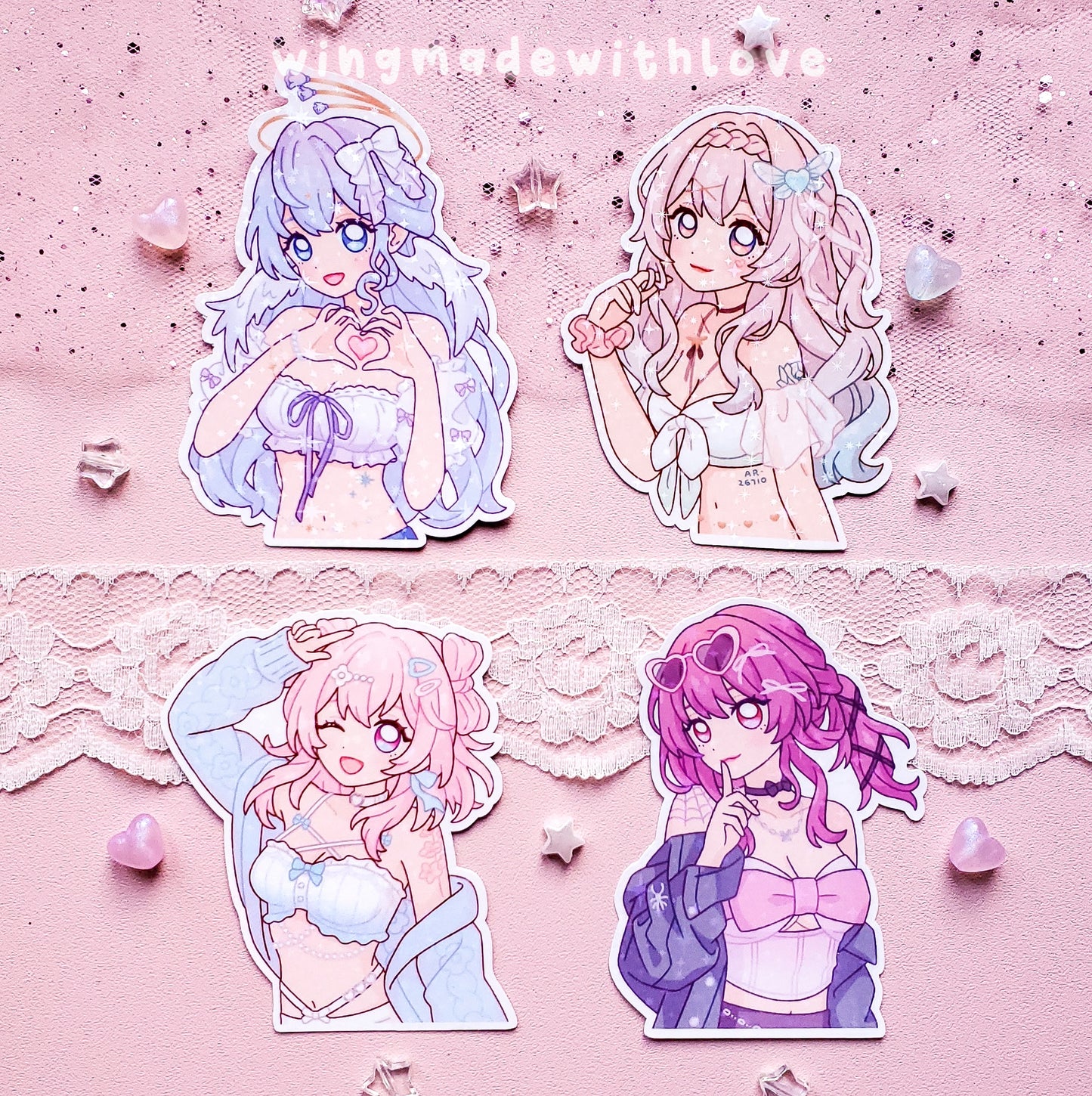 Honkai Star Rail Stickers ♡ Robin Firefly