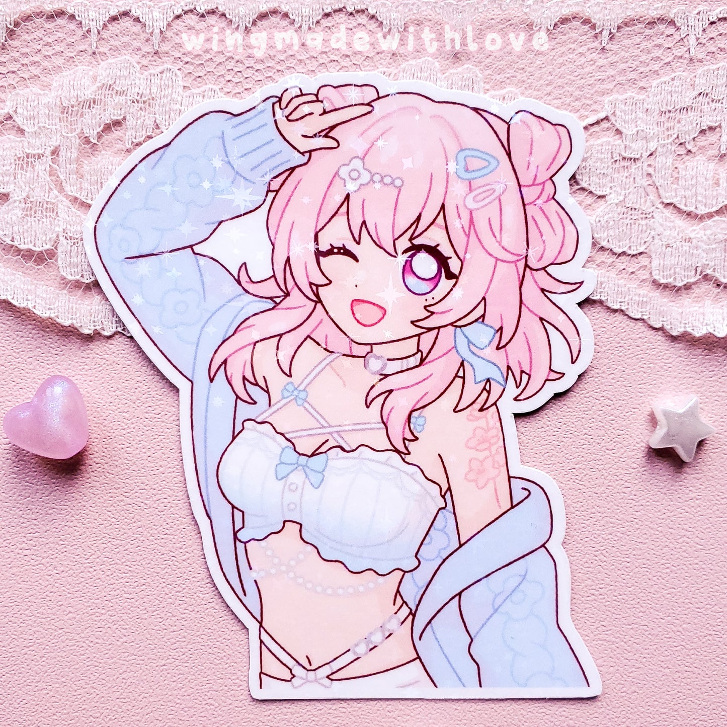 Honkai Star Rail Stickers ♡ Robin Firefly