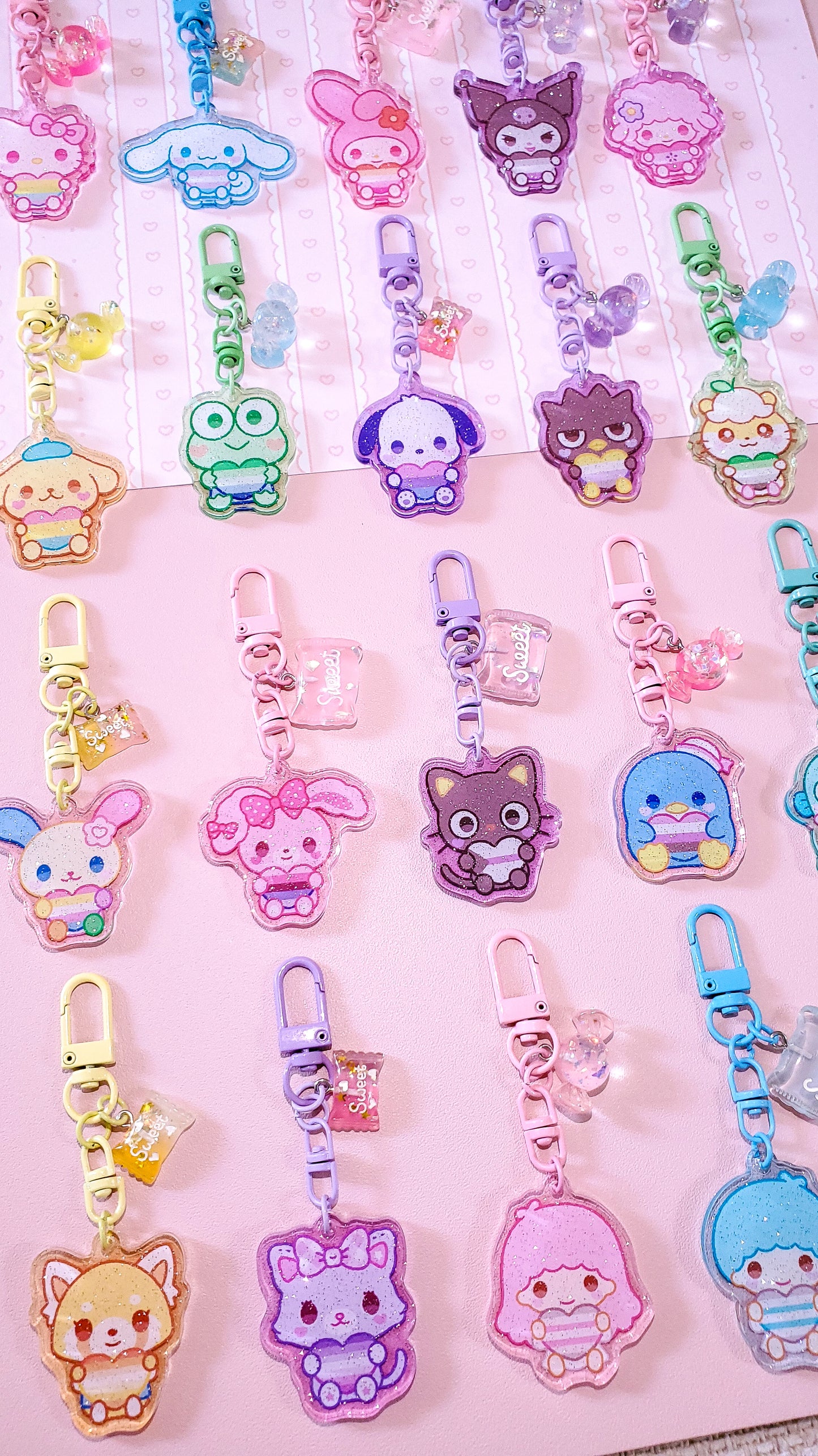 Fanart Keychains ♡ Kawaii Pride Friends