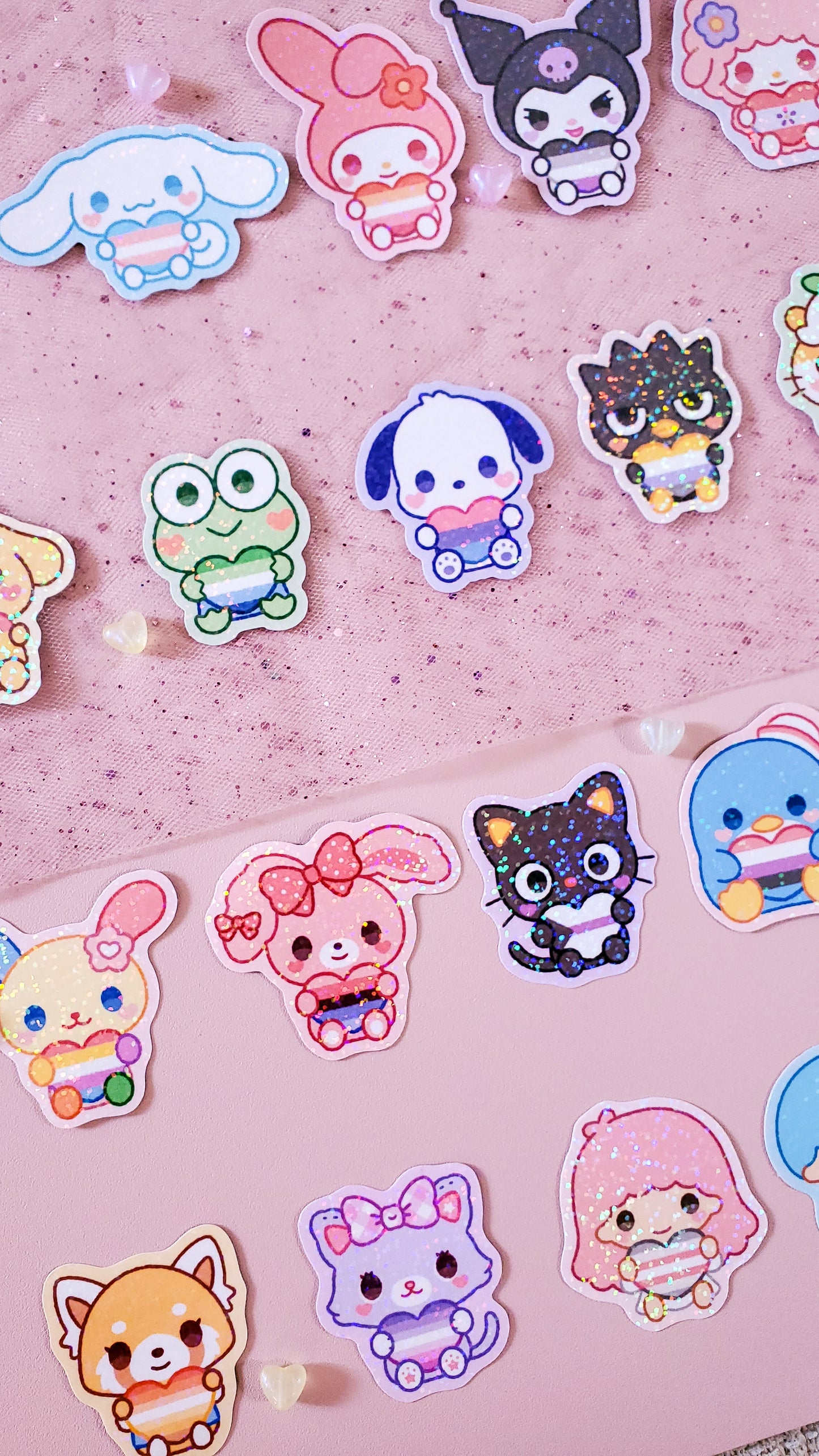 Fanart Stickers ♡ Kawaii Pride Friends