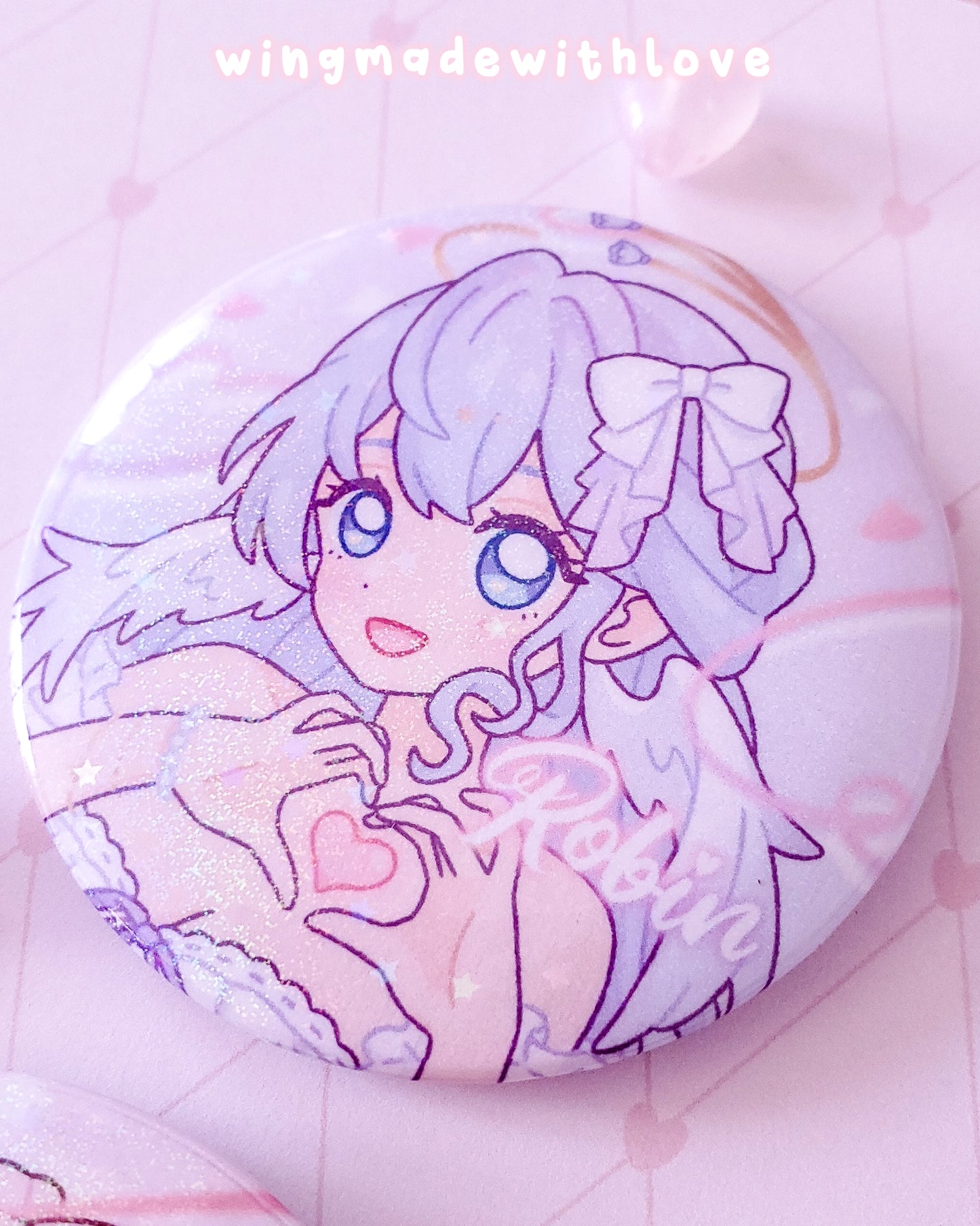 Honkai Star Rail Pin Buttons 58mm ♡ Robin Firefly March 7th Kafka