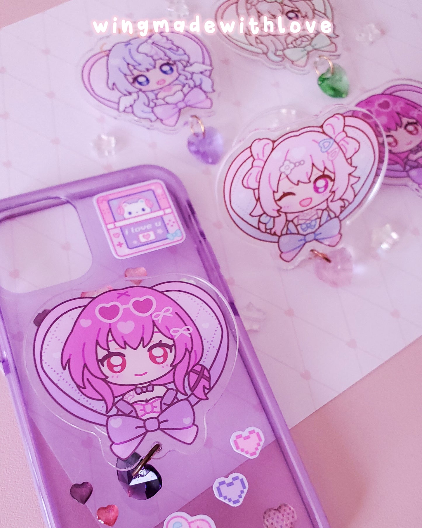 Honkai Star Rail Phone Grips ♡ Robin Firefly March 7th Kafka