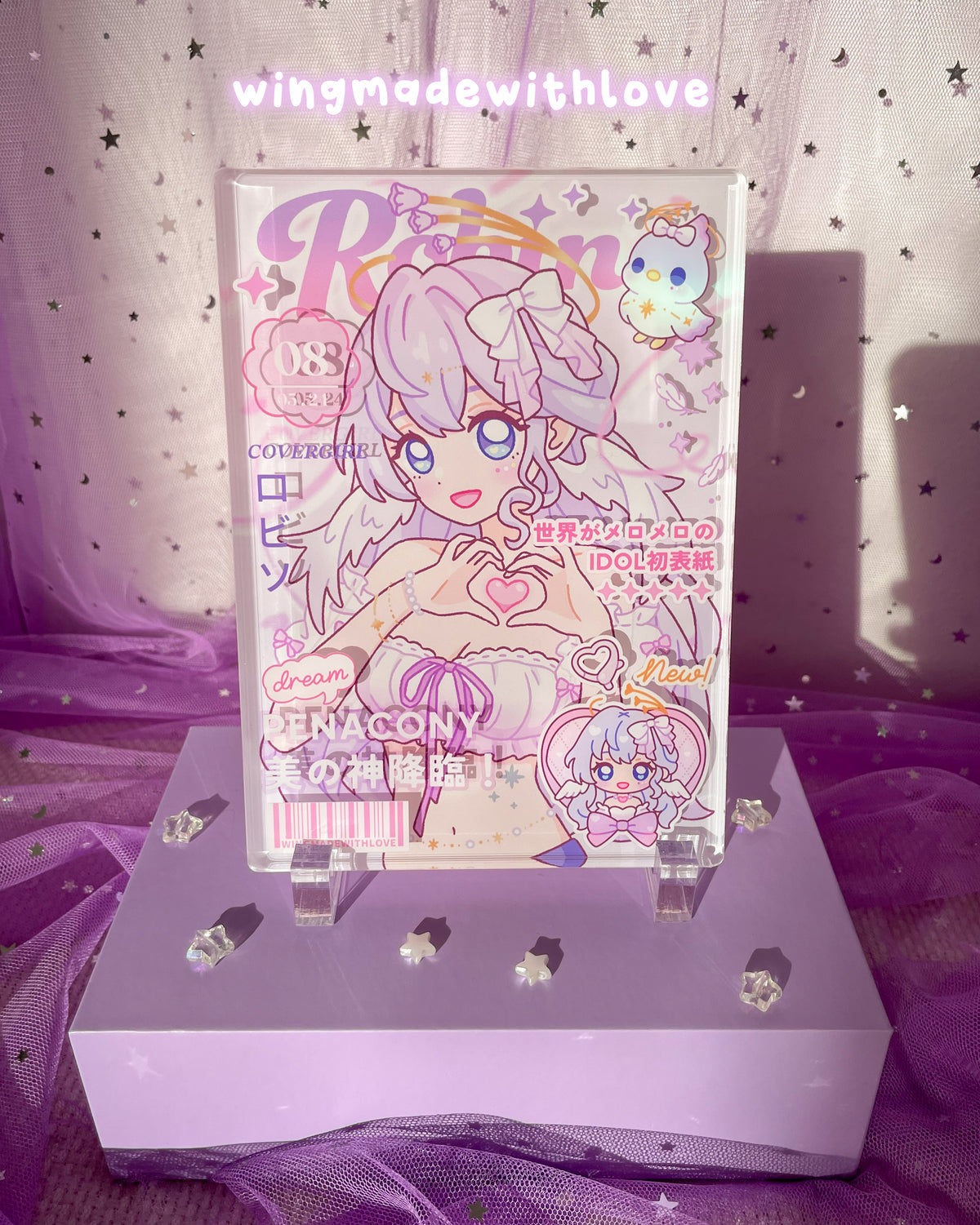 Honkai Star Rail 3d Acrylic Block Standee ♡ Robin
