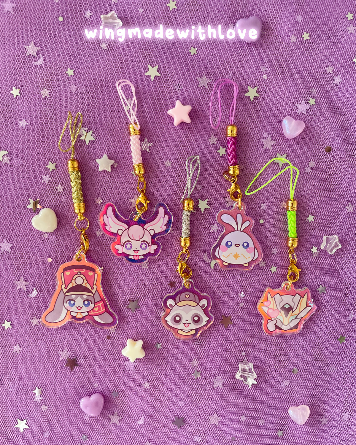 Honkai Star Rail ♡ Holographic Charms
