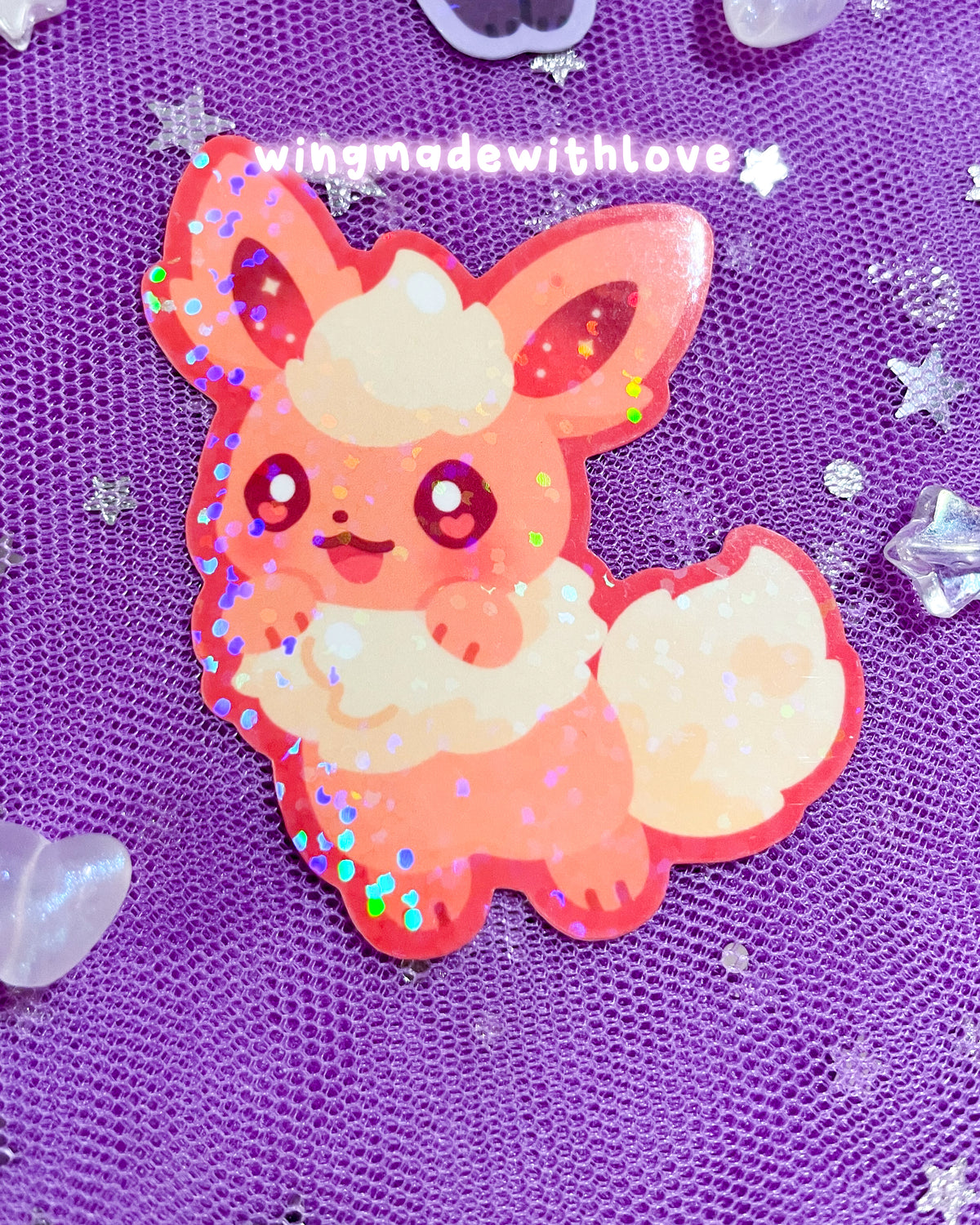 Fanart Stickers ♡ Elemental Fox Kitsune