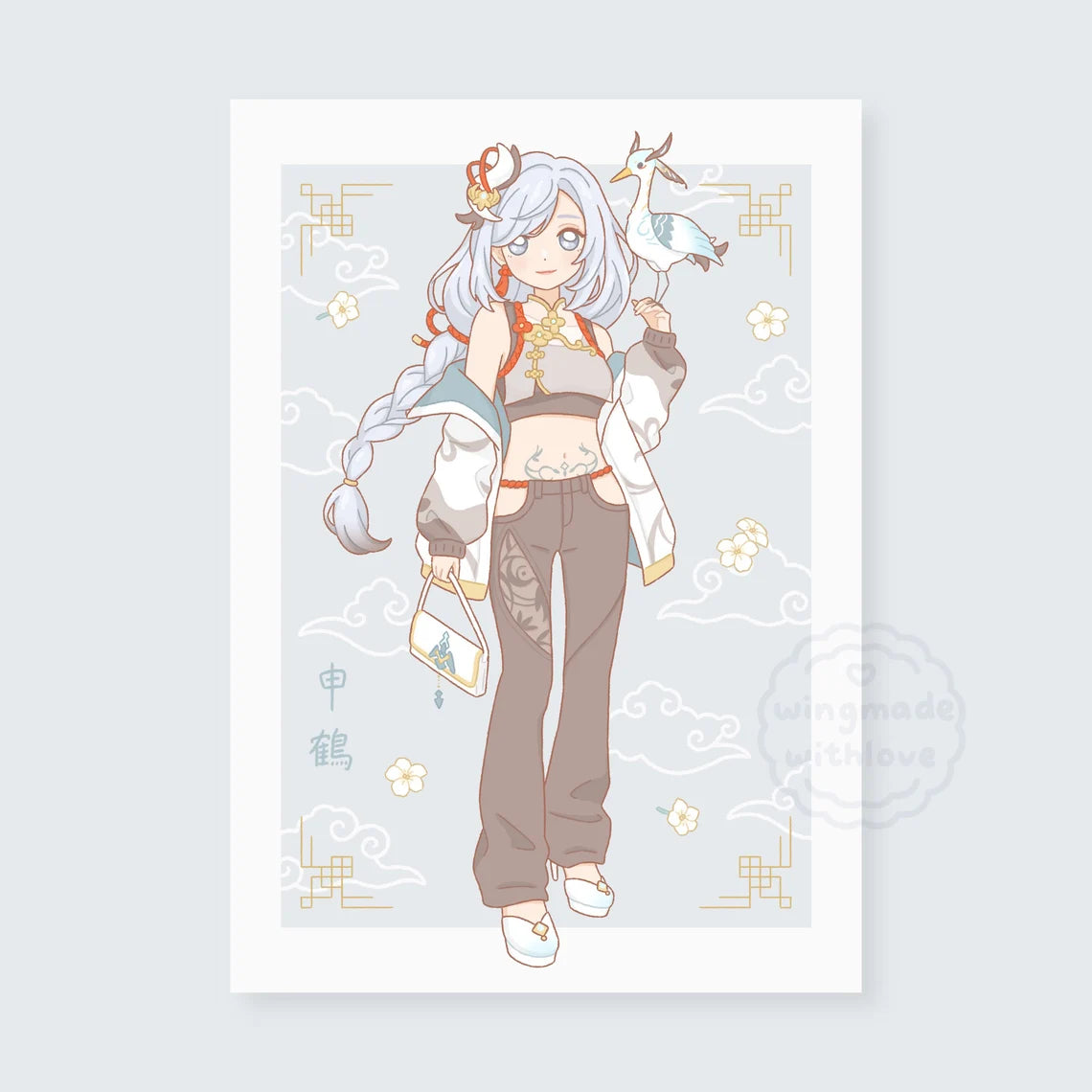 Genshin Print ♡ Hu Tao Shenhe Full Body