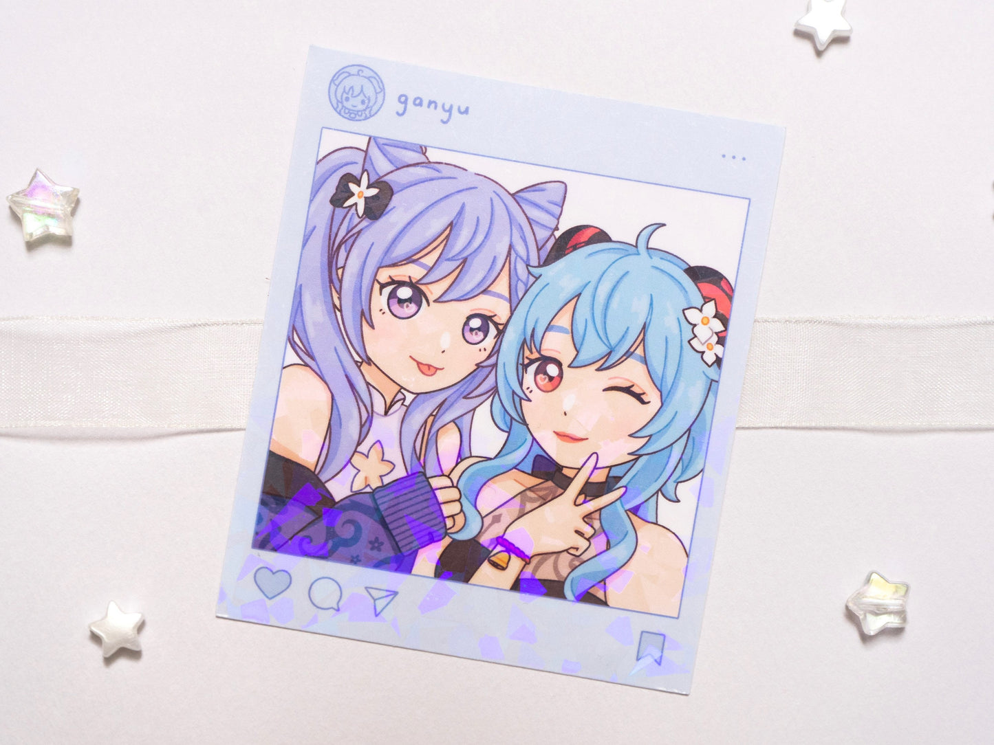 Genshin Stickers ♡ Ganqing Ganyu Keqing