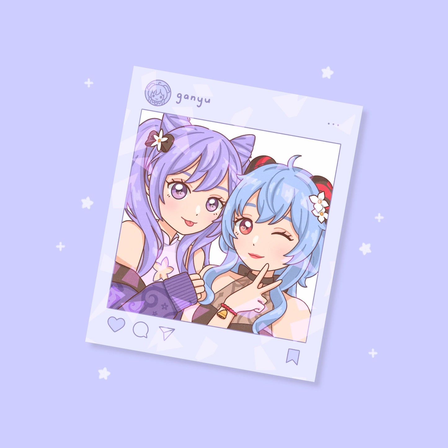 Genshin Stickers ♡ Ganqing Ganyu Keqing