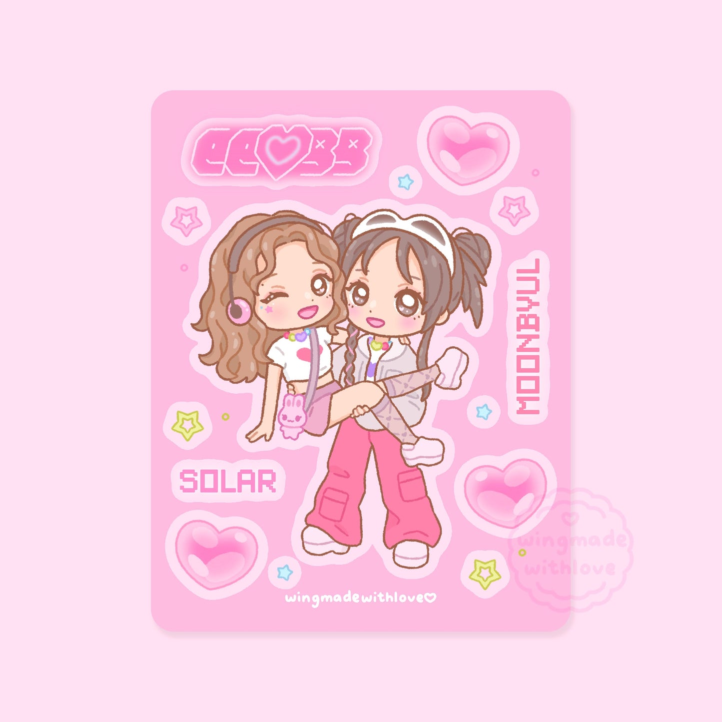 Fanart Stickers ♡ Mamamoo Plus Solar Moonbyul