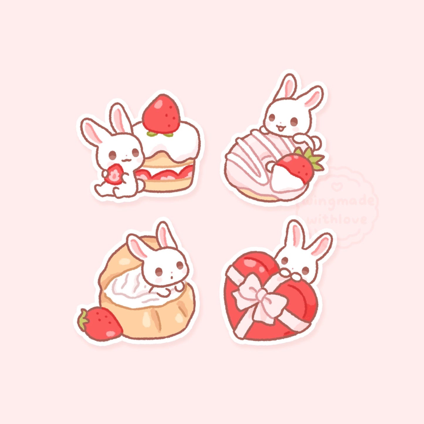 OC Stickers ♡ Dessert Bunny