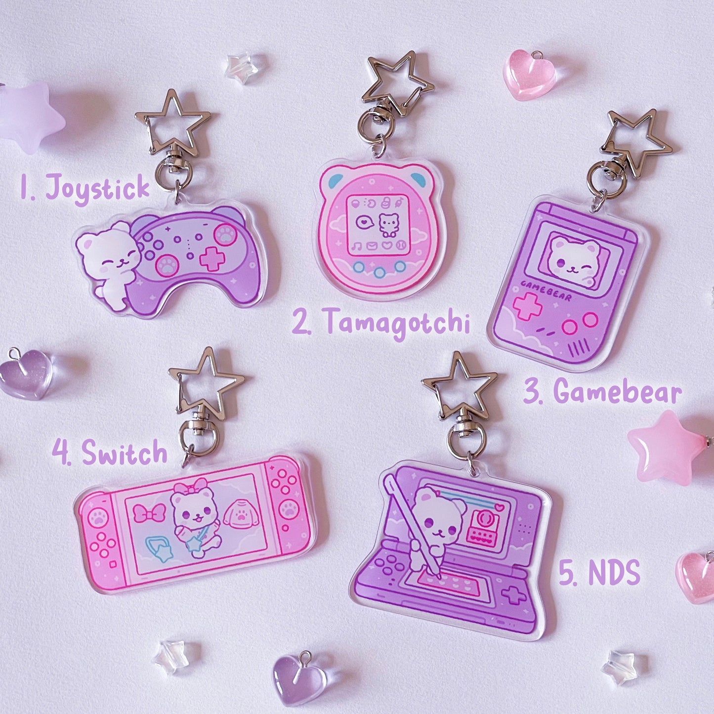 OC Keychain ♡ Retro Gaming Console