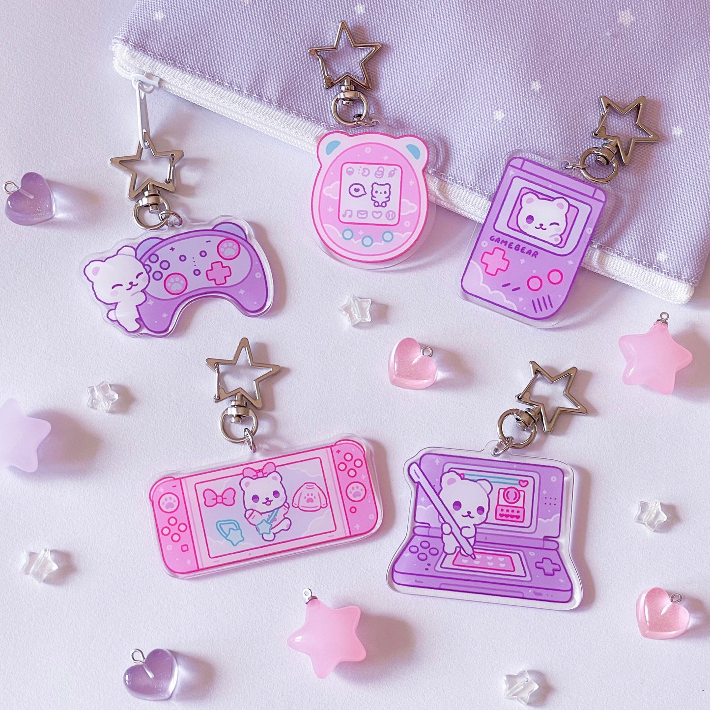 OC Keychain ♡ Retro Gaming Console