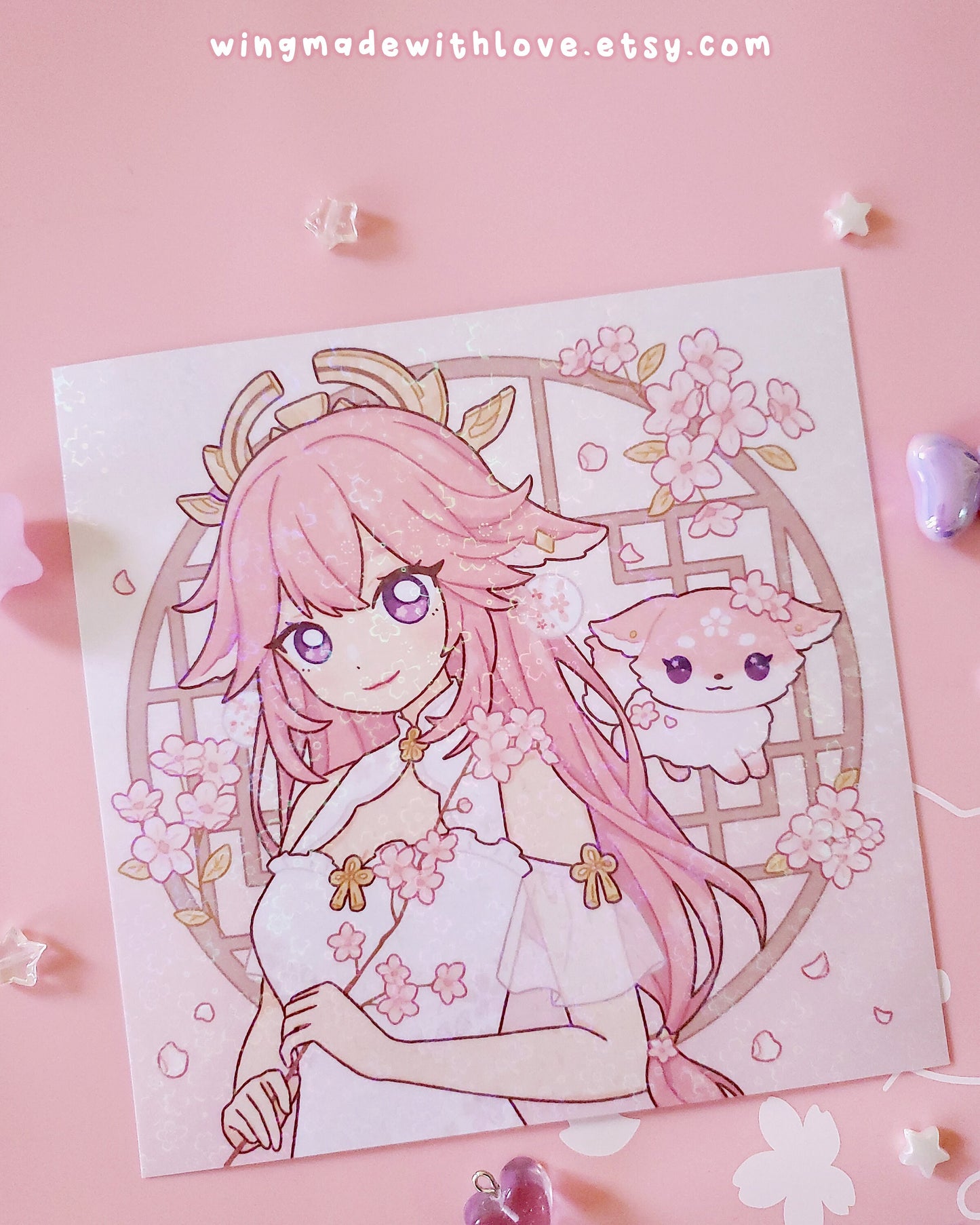 Genshin Print ♡ Yae Miko Ayaka Kokomi Ganyu