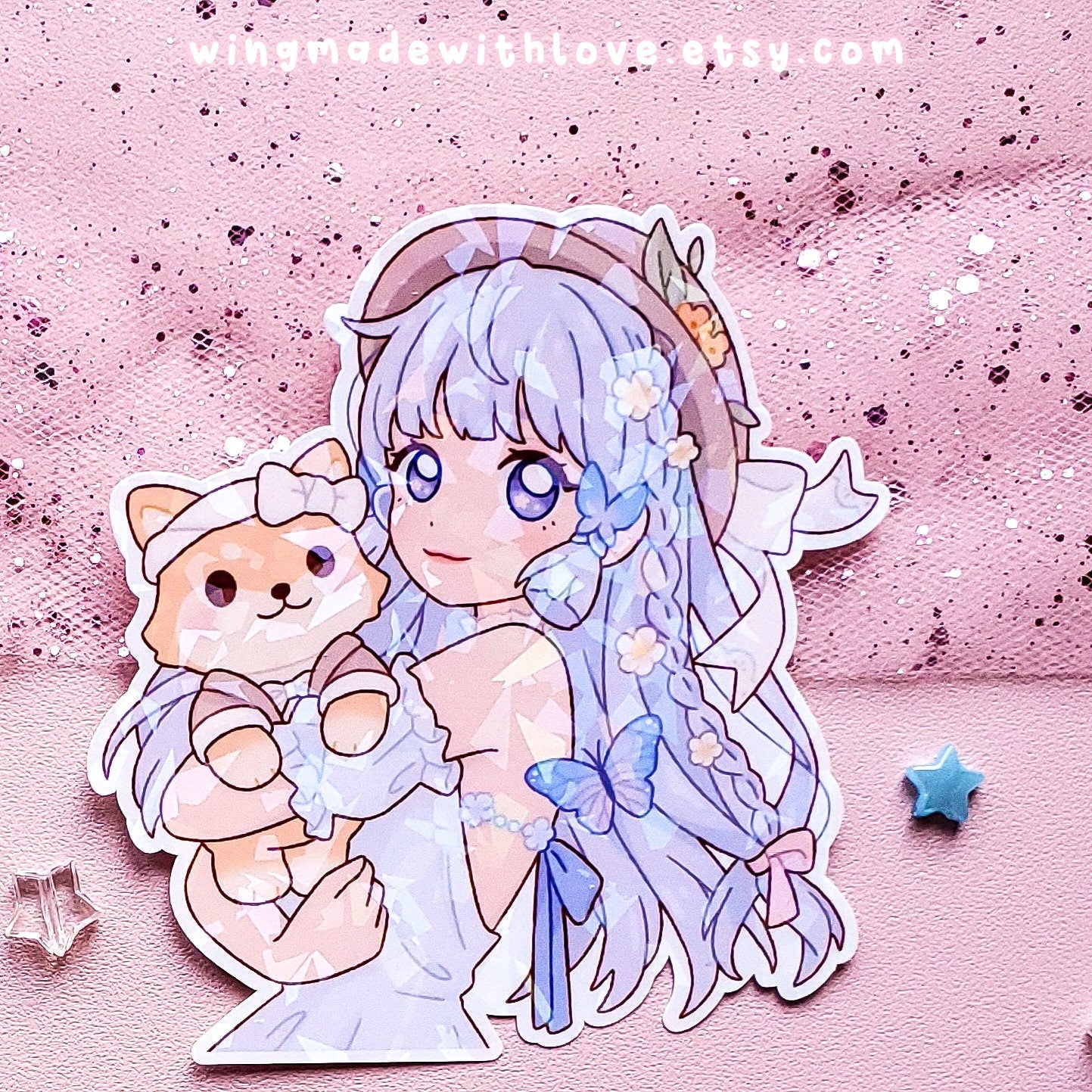 Genshin Stickers ♡ Yae Miko Ayaka Kokomi Ganyu