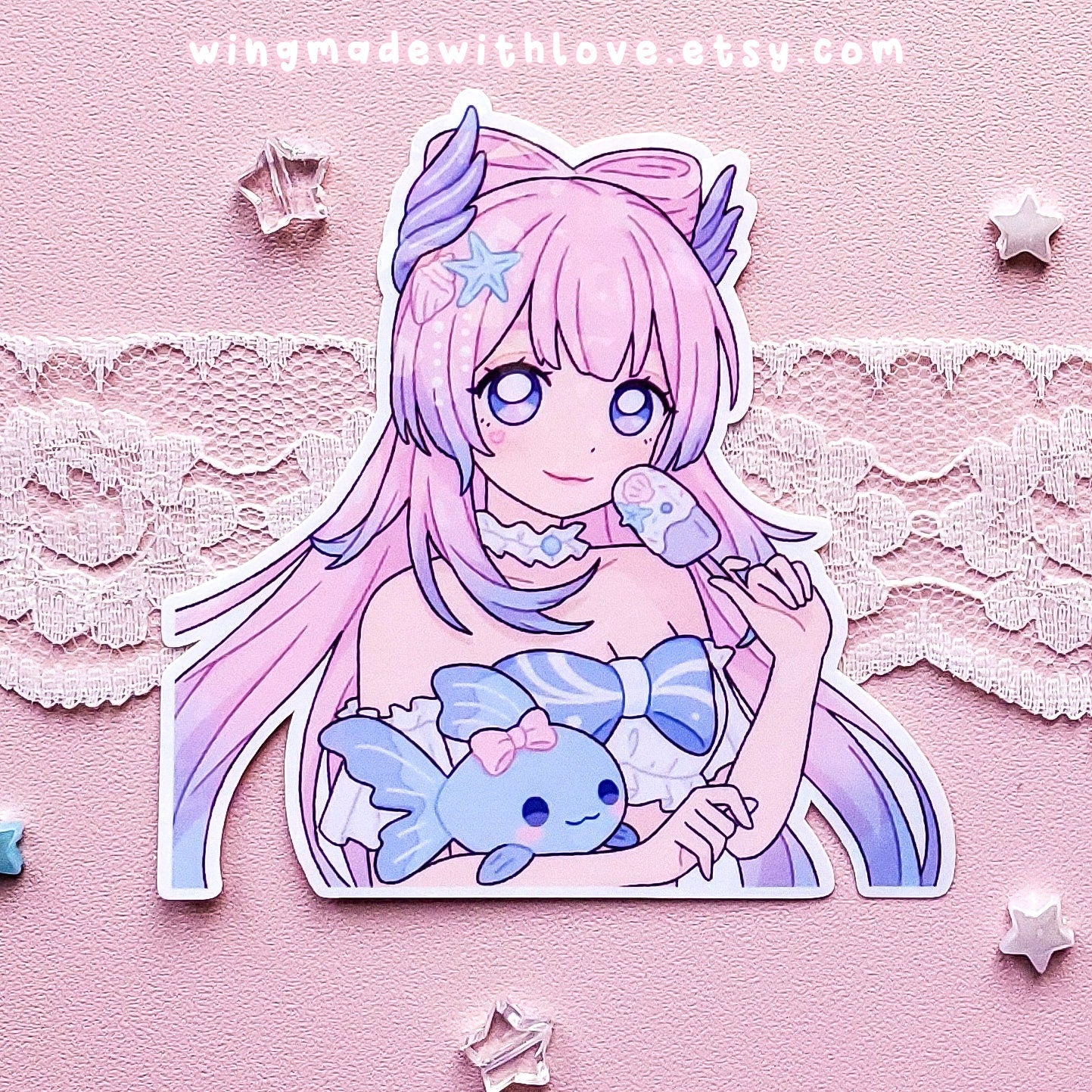 Genshin Stickers ♡ Yae Miko Ayaka Kokomi Ganyu