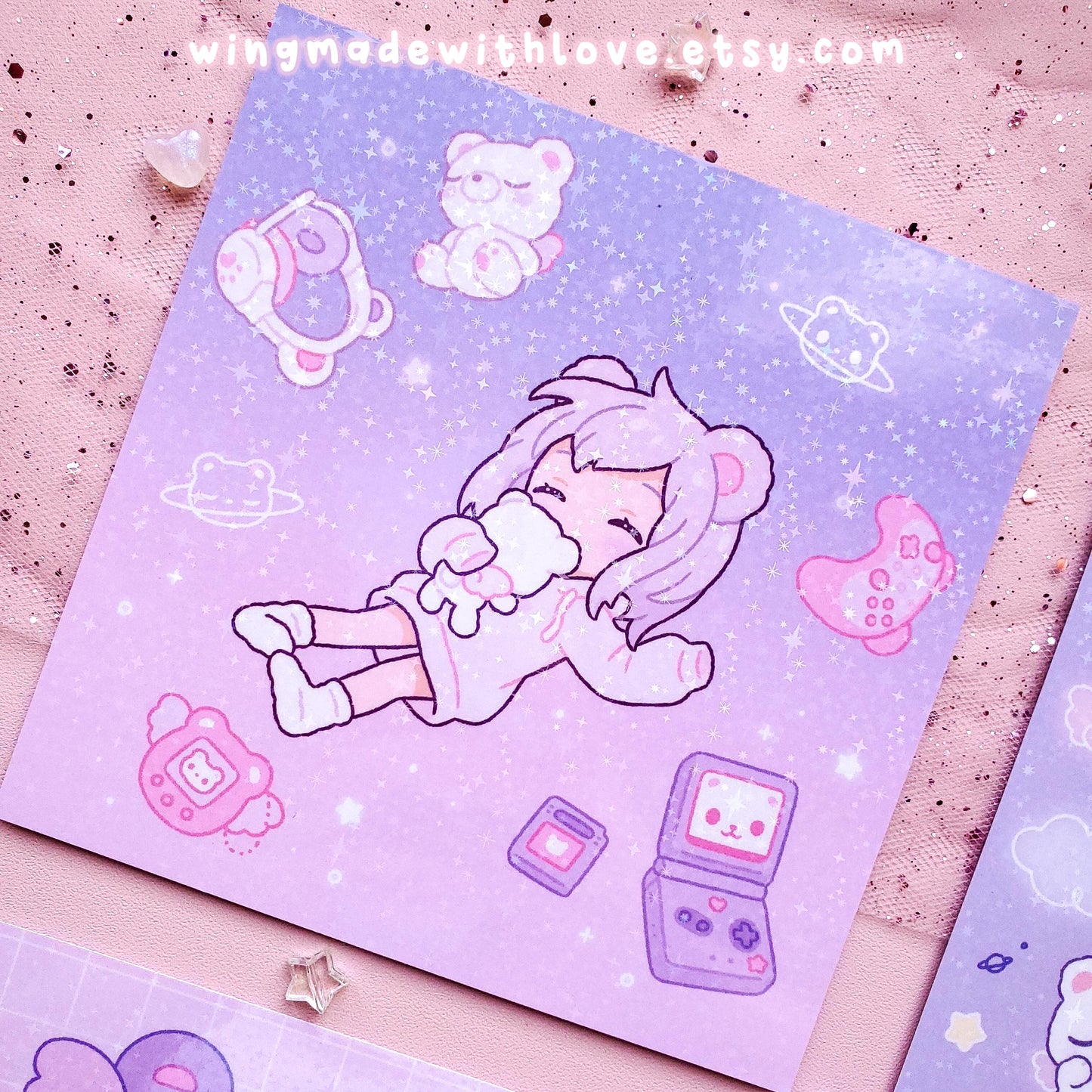 OC Print ♡ Chibi Gamer Girl