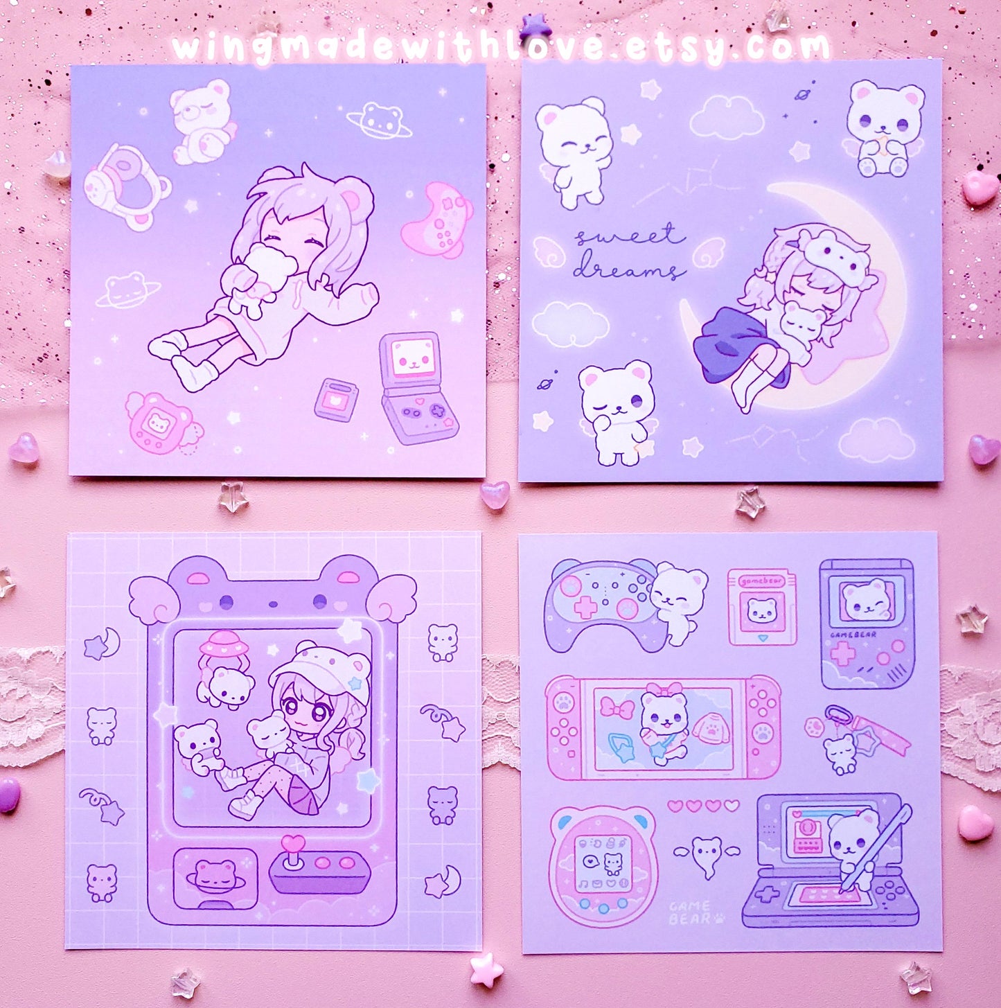 OC Print ♡ Chibi Gamer Girl