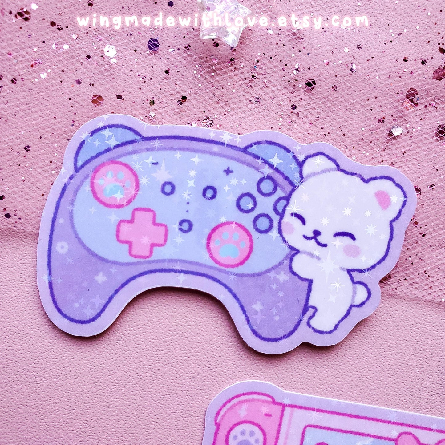 OC Stickers ♡ Retro Gamer Bear