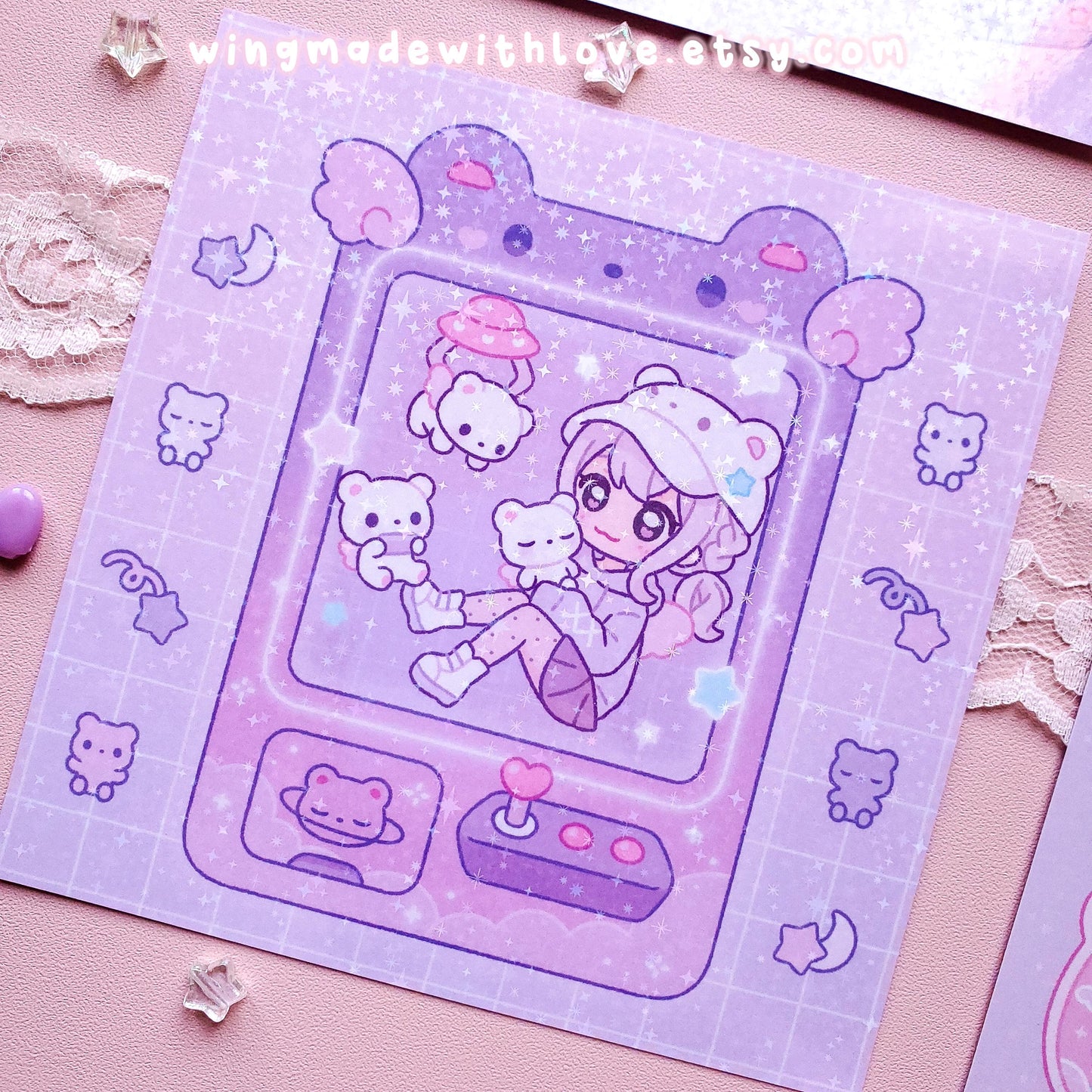 OC Print ♡ Chibi Gamer Girl