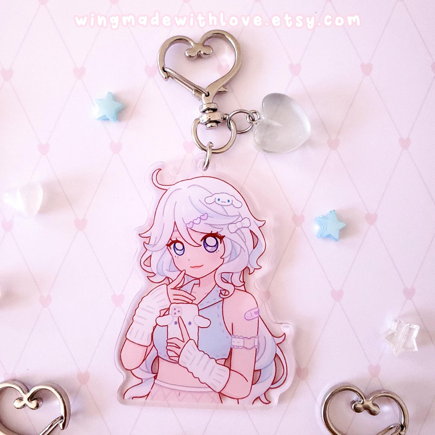 Genshin Keychain ♡ Kokomi Furina Raiden Navia