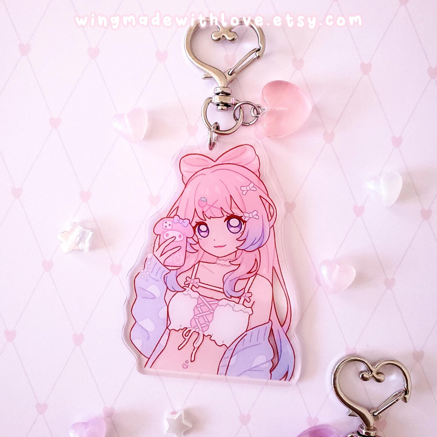 Genshin Keychain ♡ Kokomi Furina Raiden Navia