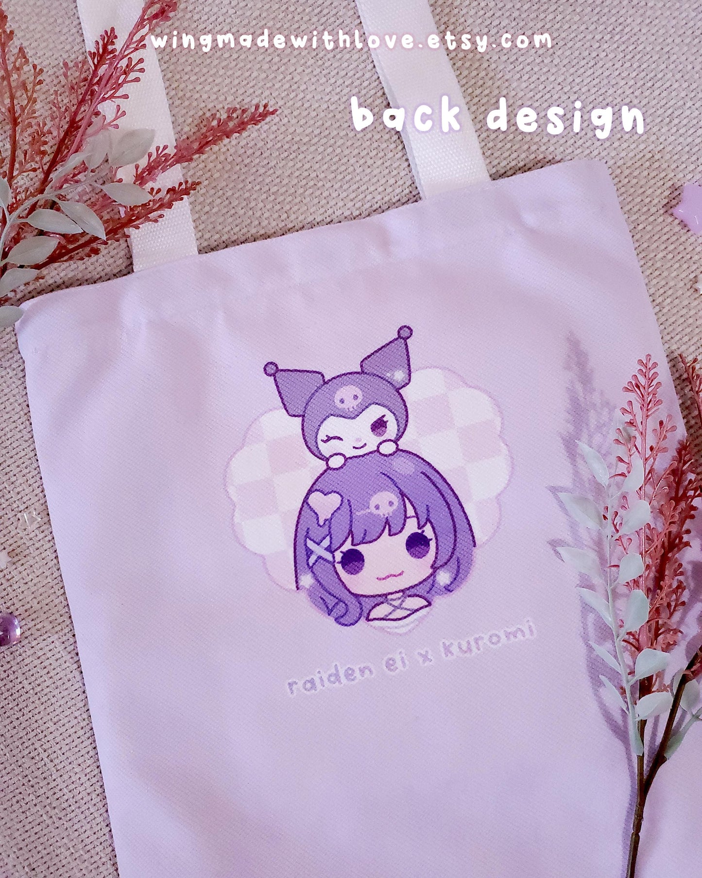 Genshin Tote Bag ♡ Raiden
