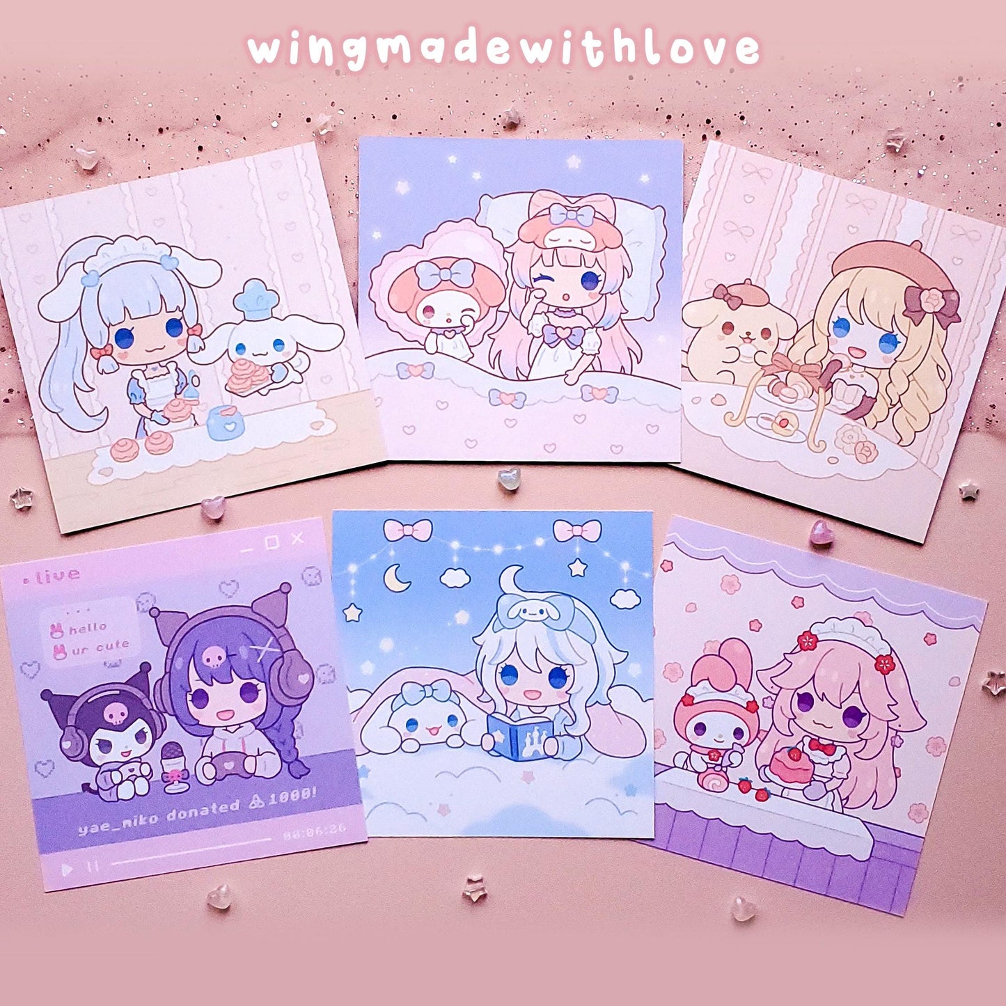 Genshin Print ♡ Kokomi Raiden Navia Ayaka Yae Miko Furina
