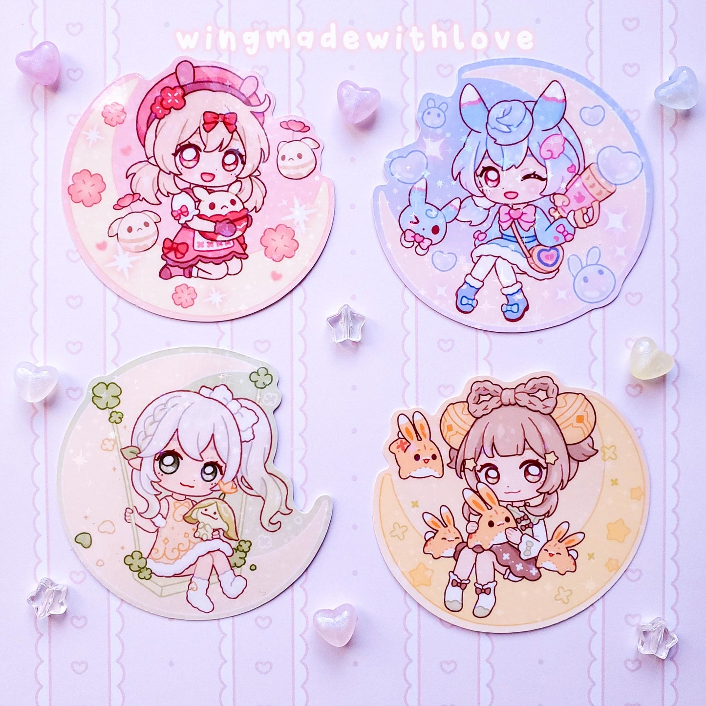 Genshin Stickers ♡ Klee Sigewinne Nahida Yaoyao