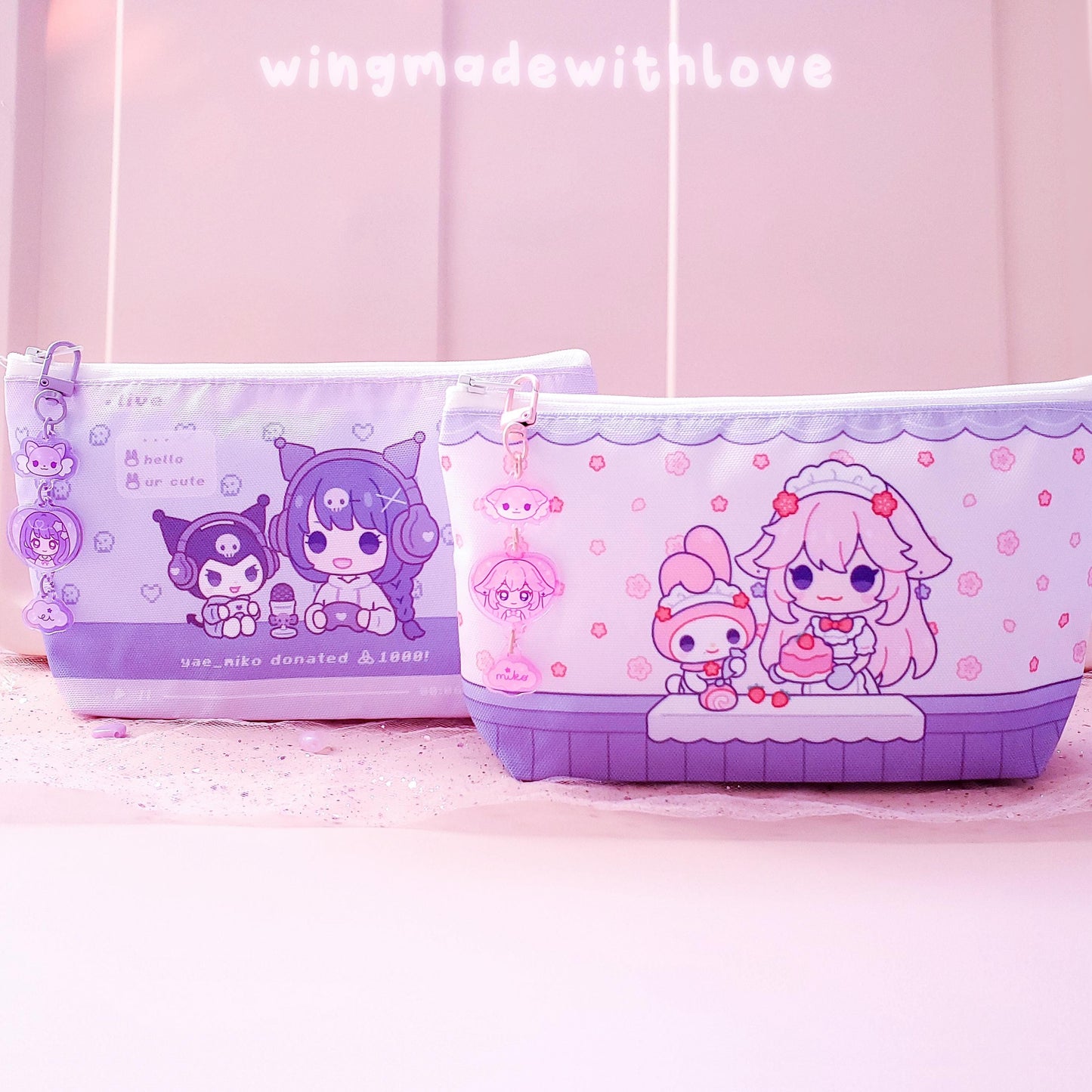CLEARANCE SALE Genshin Pencil Case ♡ Eimiko Raiden Ei Yae Miko