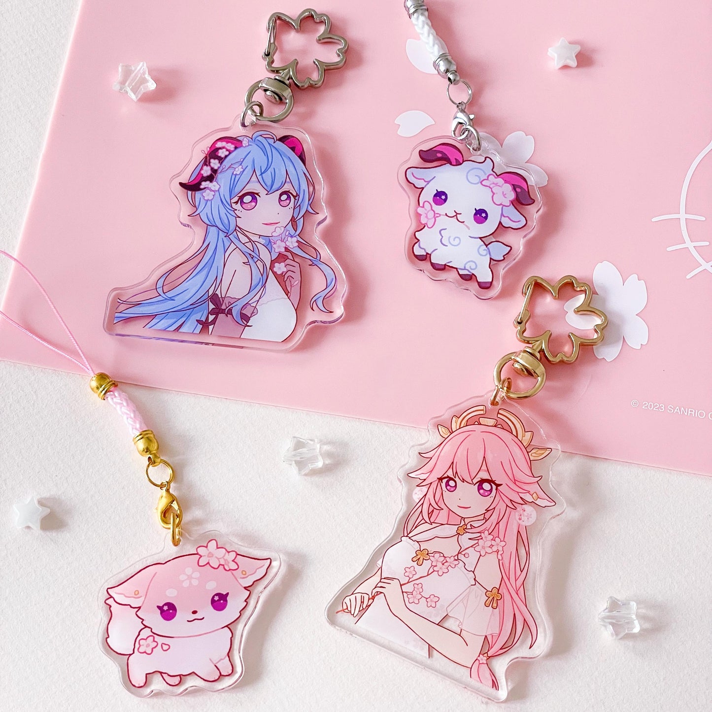 Genshin Keychain Phone Charm ♡ Yae Miko Ganyu