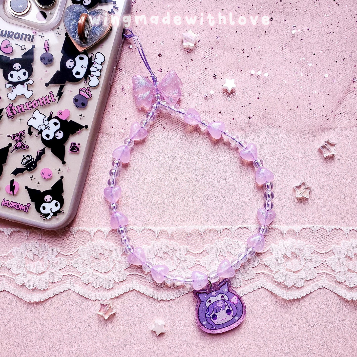 Genshin Phone Wristlet Strap ♡ Kokomi Furina Raiden Navia