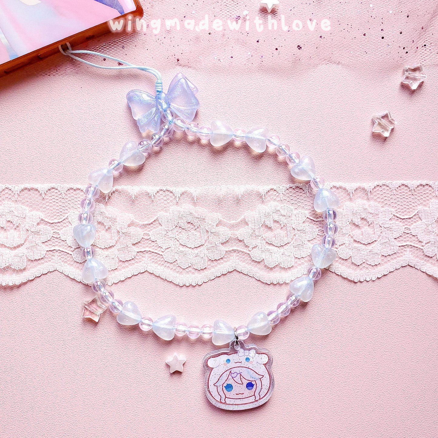 Genshin Phone Wristlet Strap ♡ Kokomi Furina Raiden Navia
