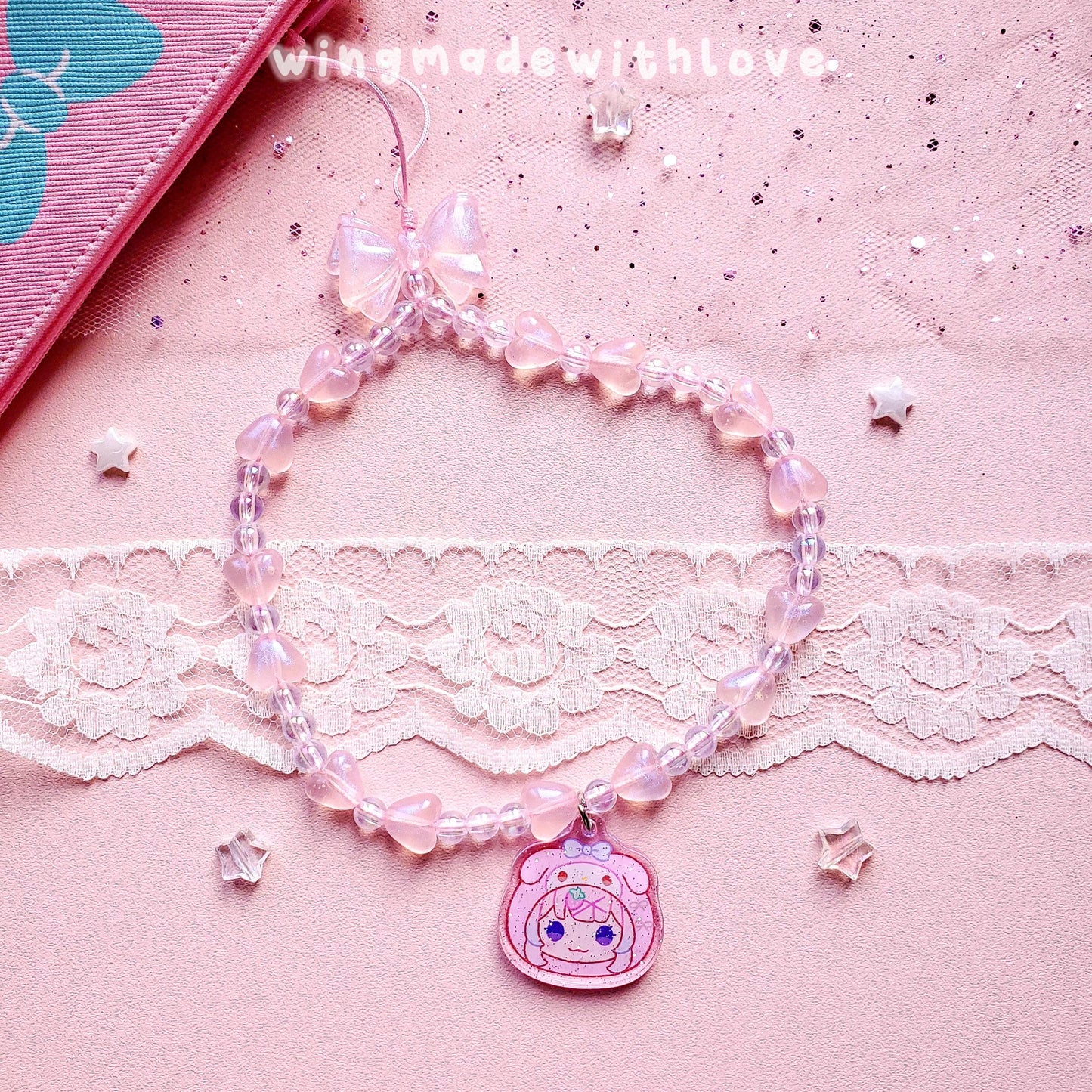 Genshin Phone Wristlet Strap ♡ Kokomi Furina Raiden Navia
