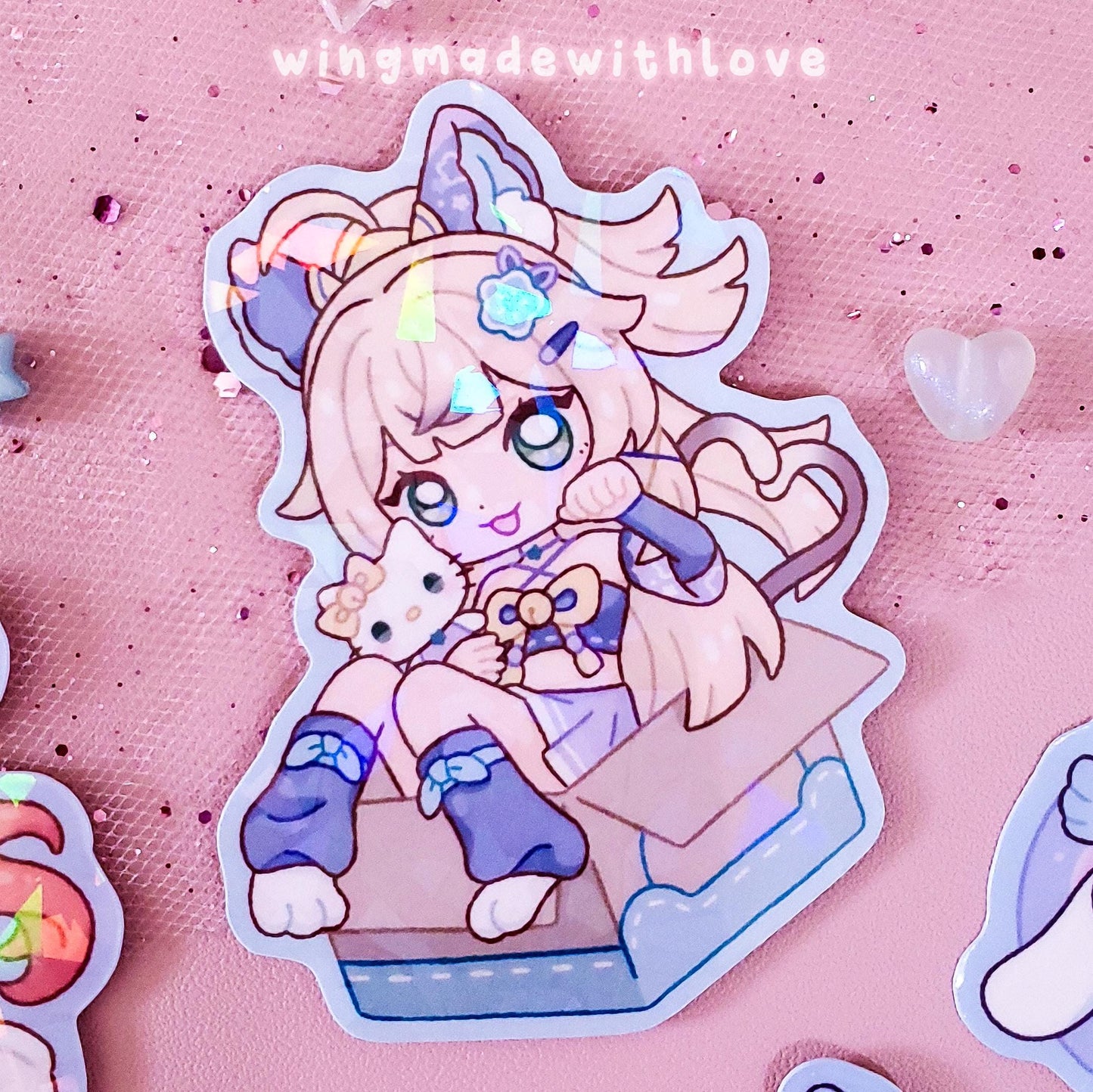 Genshin Stickers ♡ Nilou Kirara Lynette Mualani