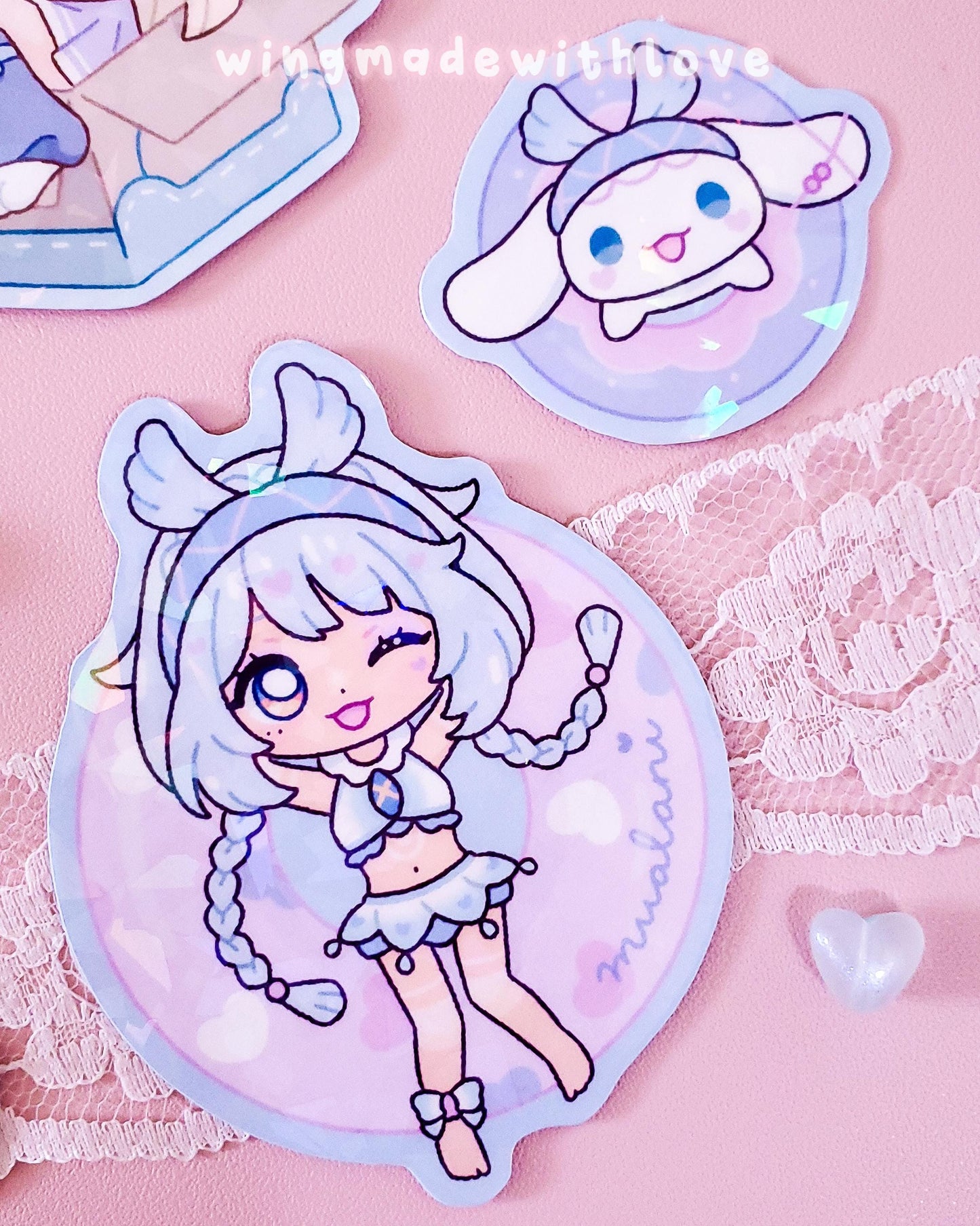 Genshin Stickers ♡ Nilou Kirara Lynette Mualani