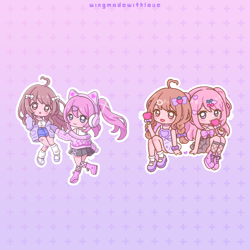 OC Stickers ♡ Rei x Mimi