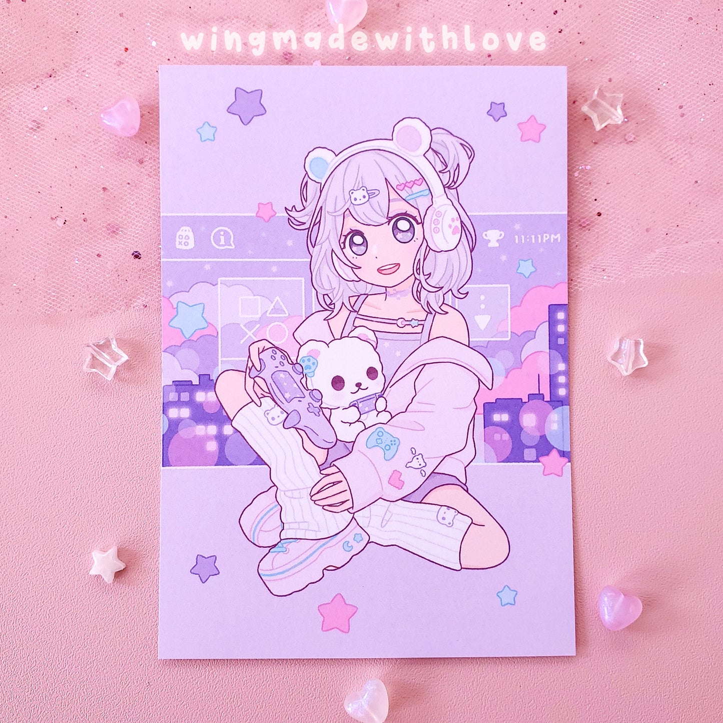 OC Print ♡ Gamer Girl