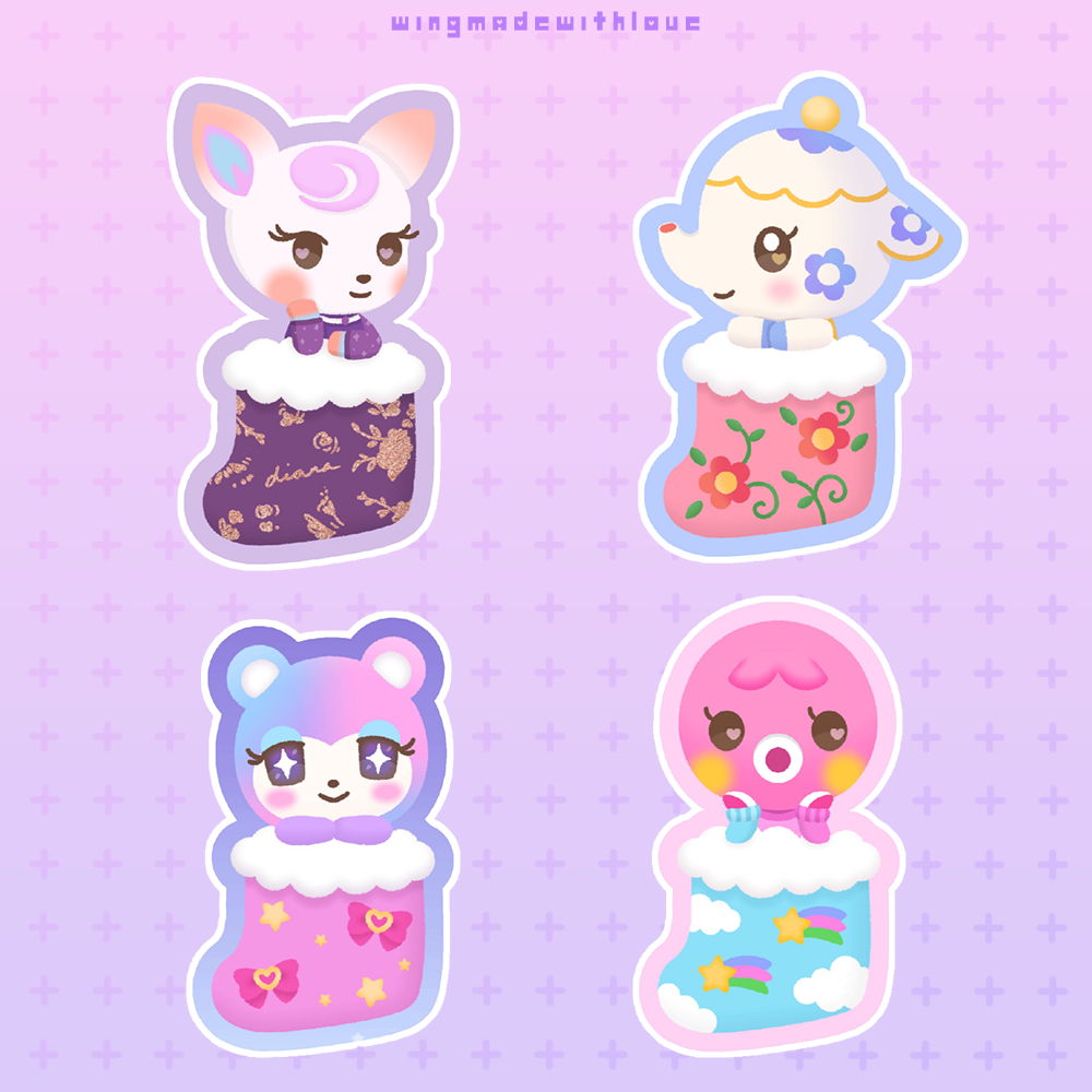 Fanart Stickers ♡ Kawaii Villagers