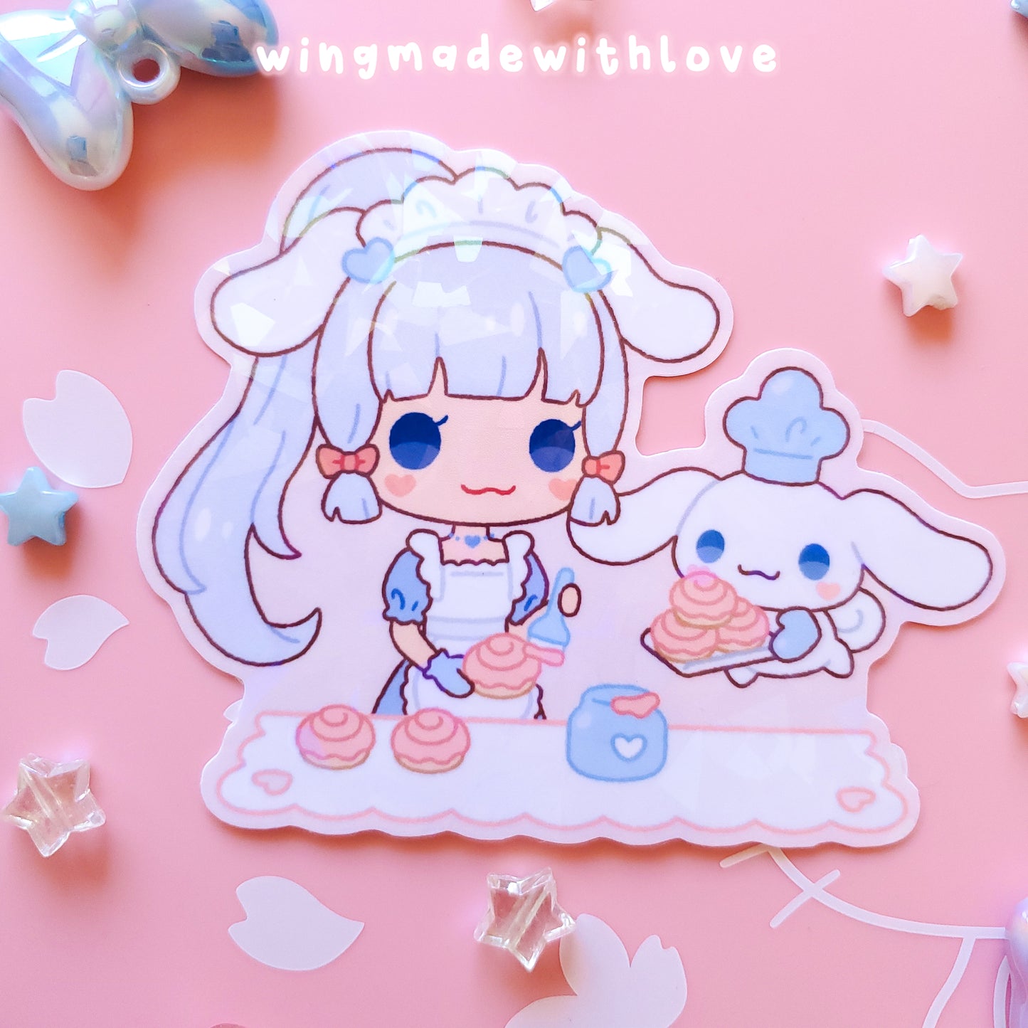 Genshin Stickers ♡ Ayaka Navia Kokomi Raiden