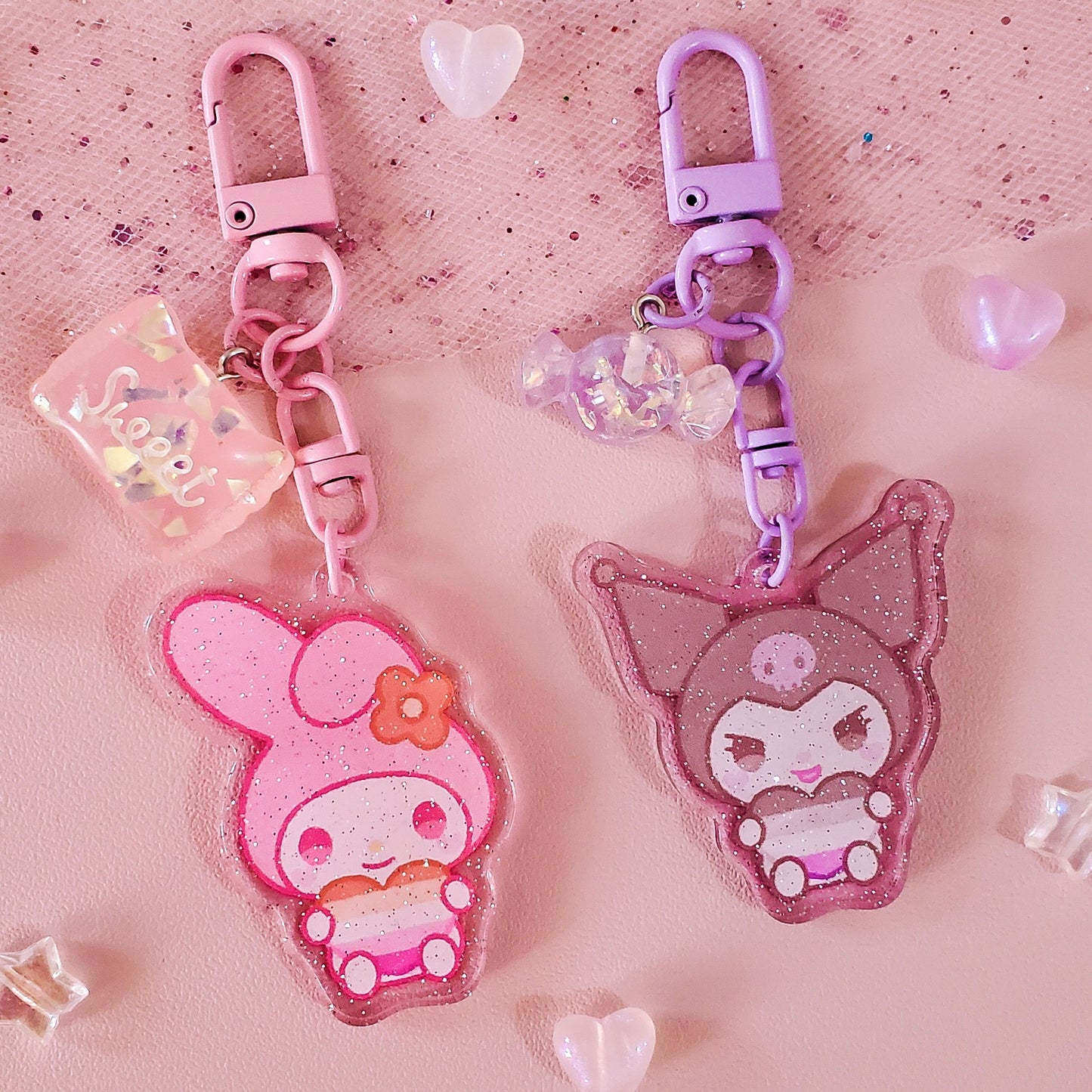 PRE-ORDER Fanart Keychains ♡ Kawaii Pride Friends (ETA Feb - Mar '25)