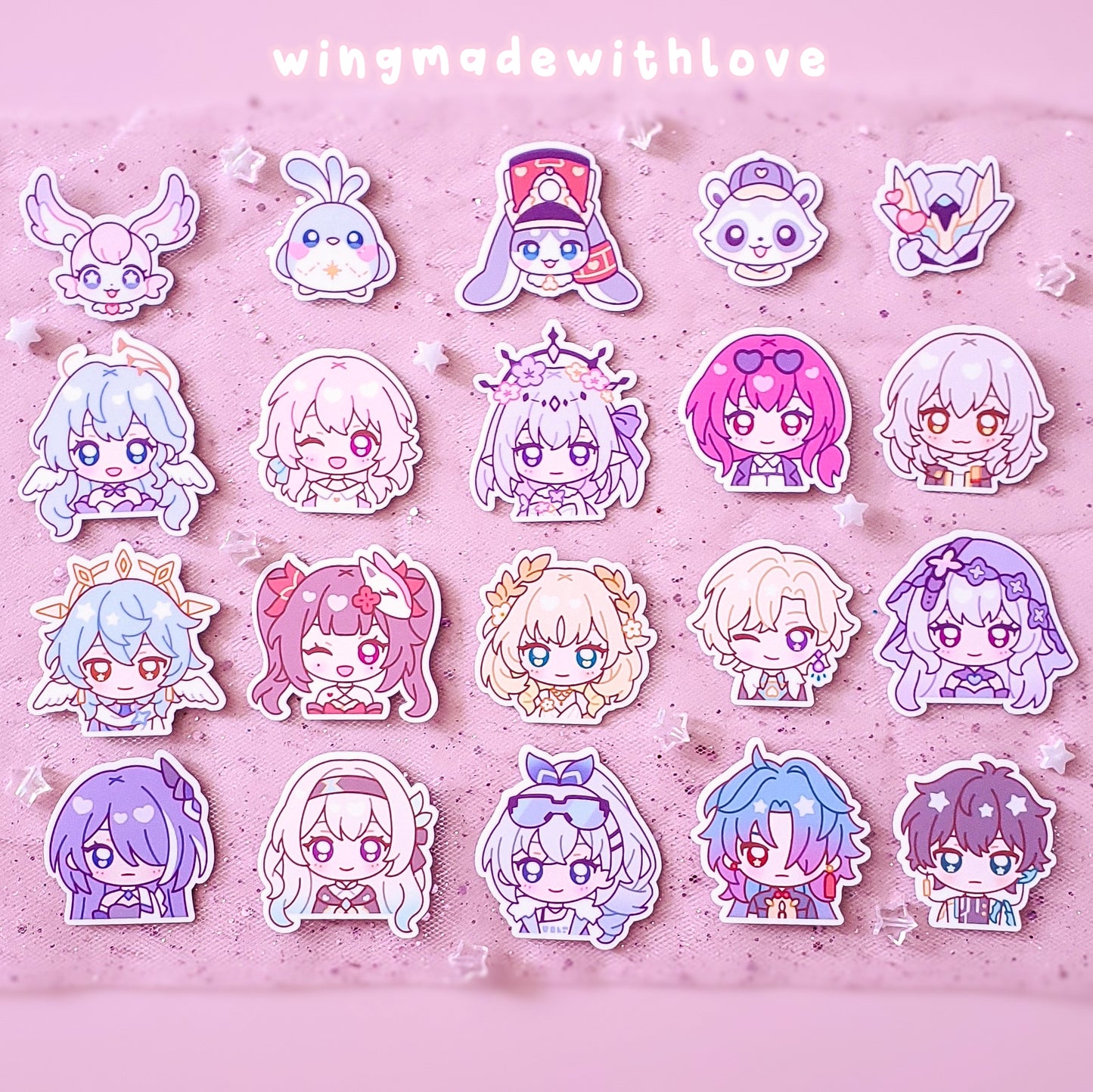 Honkai Star Rail ♡ Sticker Pack of 20 characters