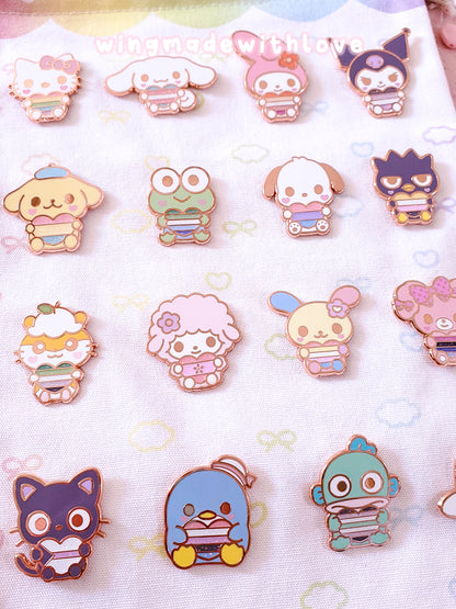 Fanart Enamel Pins ♡ Kawaii Pride Friends