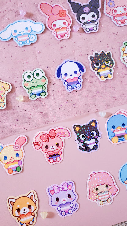 Fanart Stickers ♡ Kawaii Pride Friends