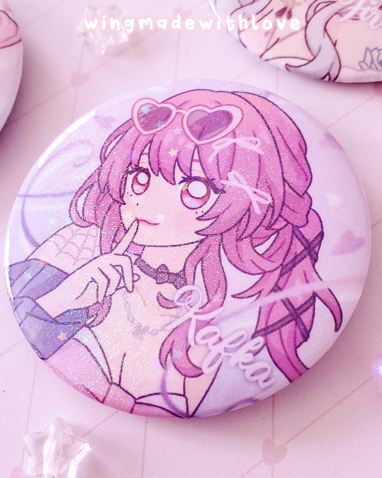 Honkai Star Rail Pin Buttons 58mm ♡ Robin Firefly March 7th Kafka