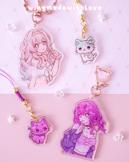 Honkai Star Rail Keychains & Phone Charms ♡ Firefly Kafka