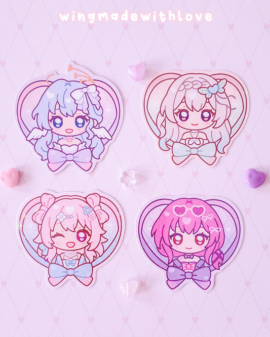 Honkai Star Rail Stickers ♡ Robin Firefly March 7th Kafka