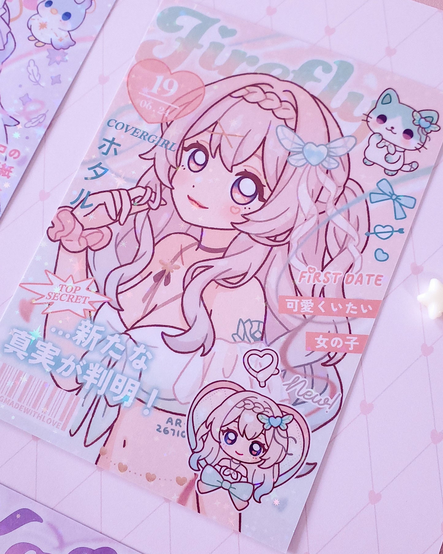 Honkai Star Rail Print Magazine Style ♡ Robin Firefly March 7th Kafka